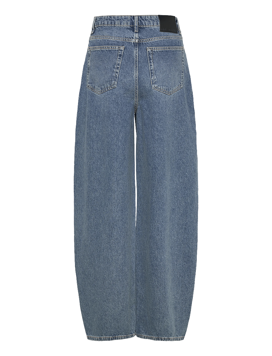 Mango - Mid-rise balloon jeans - barrel jeans - open blue - 2