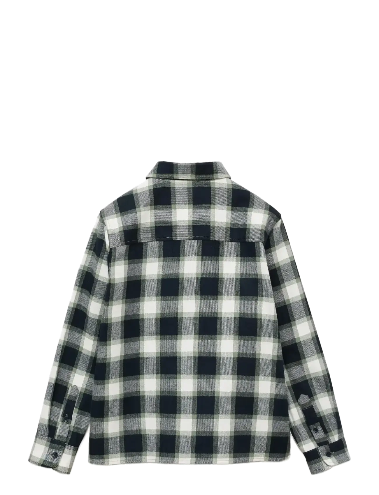 Mango - Check cotton shirt - zemākās cenas - navy - 2