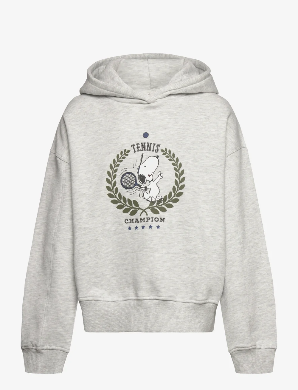 Mango - Snoopy-print sweatshirt - kapuzenpullover - lt pastel grey - 0