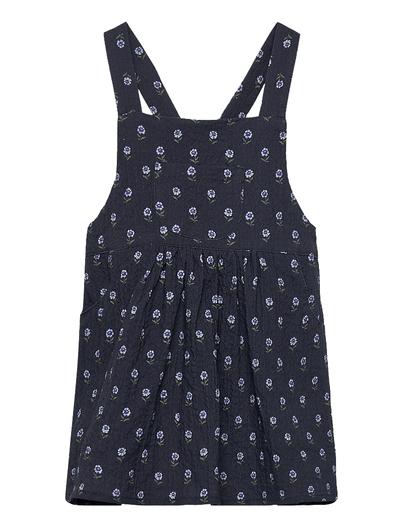 Mango - Floral print dress - Ärmellose babykleider - navy - 0