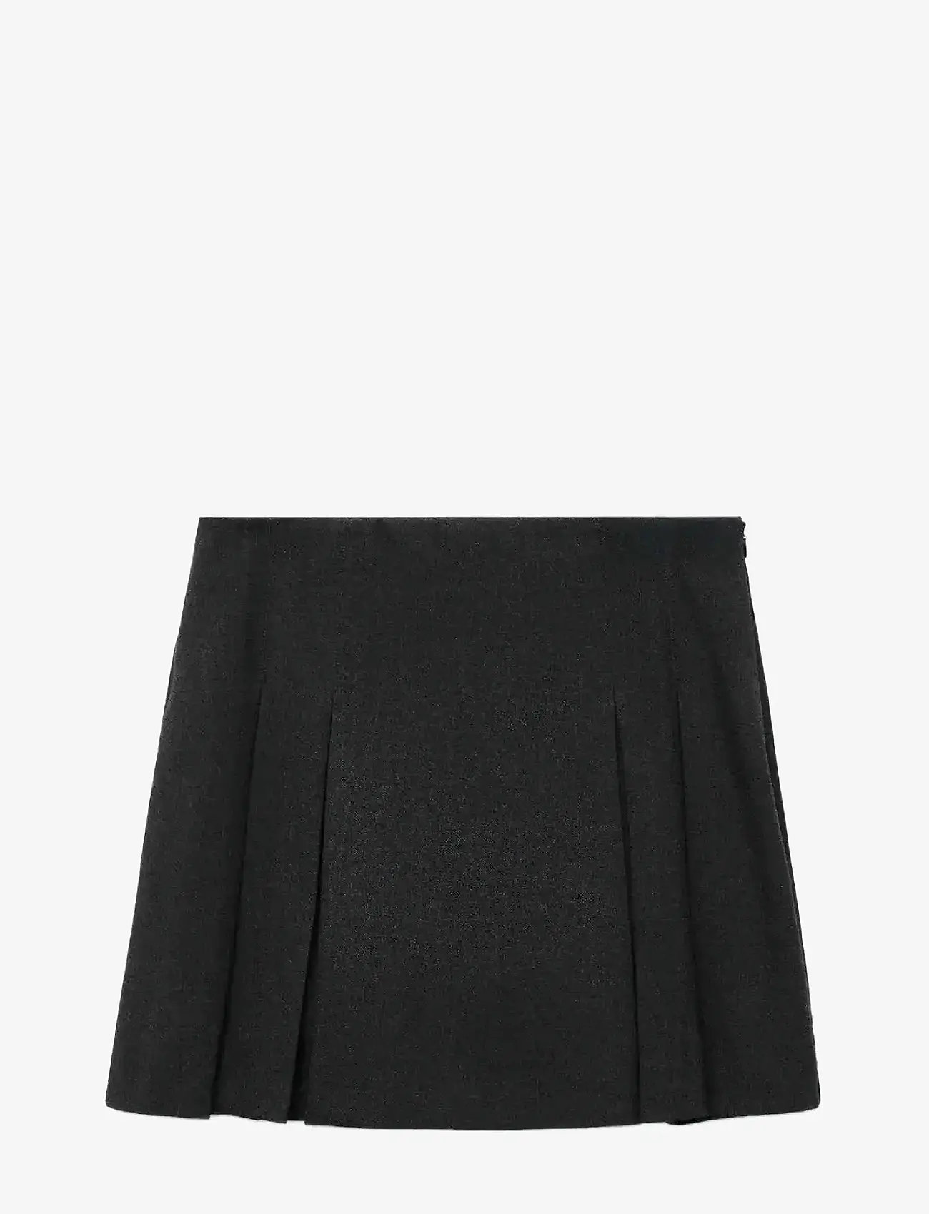 Mango - Pleated mini-skirt - plisserede nederdele - grey - 0