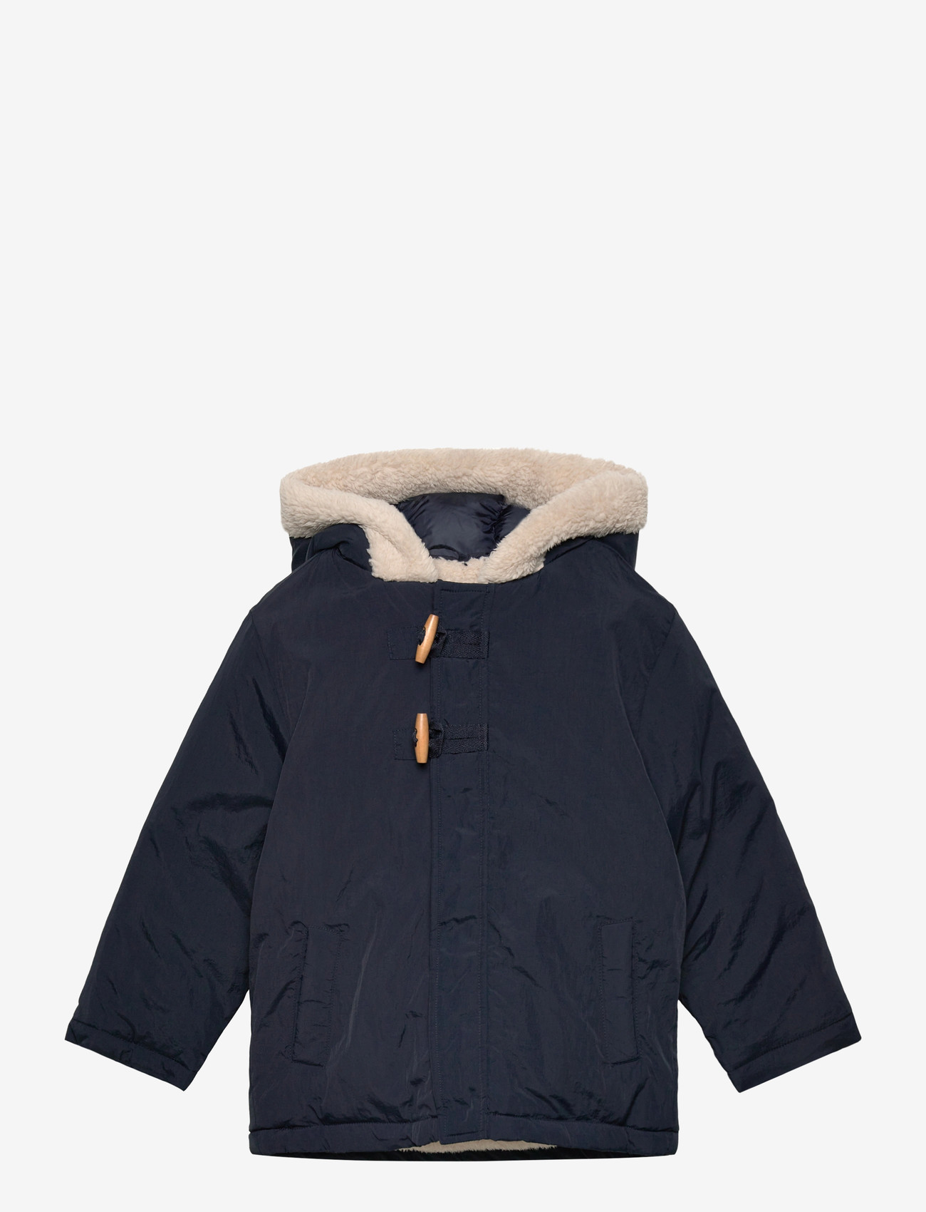 Mango - Hooded anorak with buttons - anorakker - navy - 0
