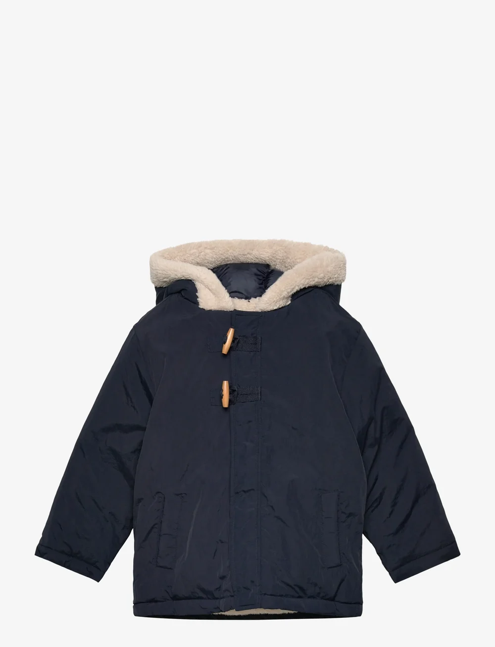 Mango - Hooded anorak with buttons - anoraker - navy - 0