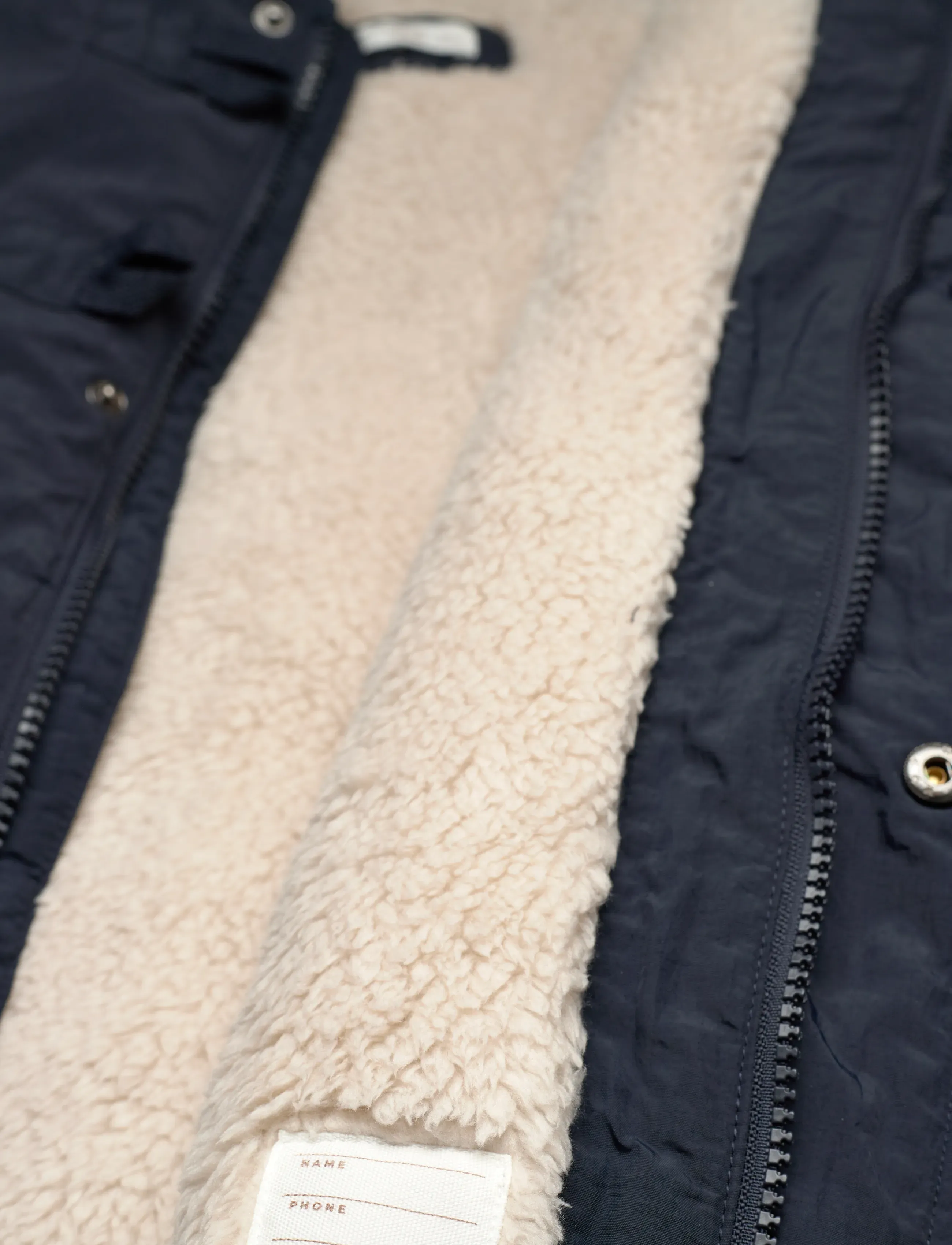 Mango - Hooded anorak with buttons - outerwear - navy - 4