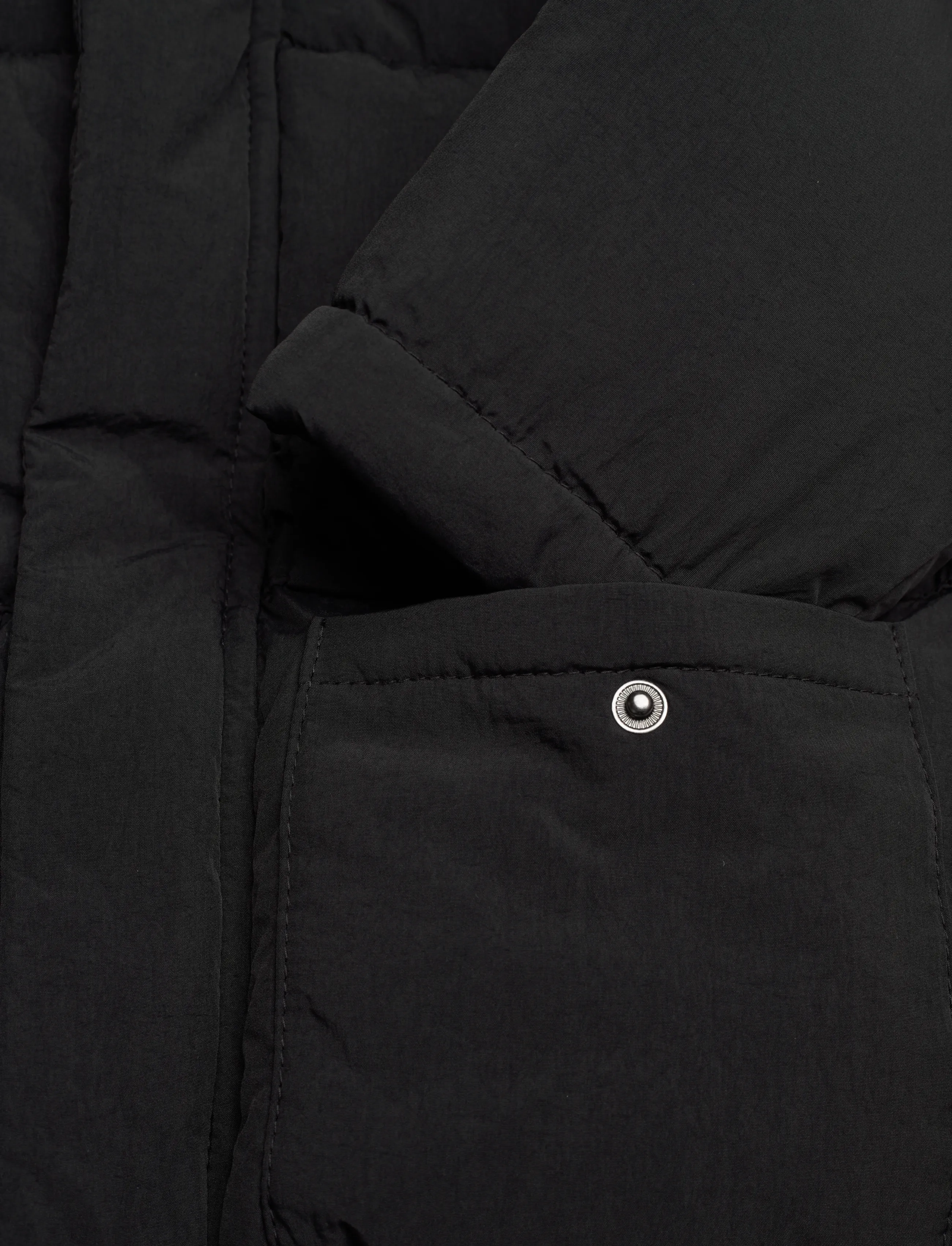 Mango - Puffer coat with fur-effect hood - ytterkläder - black - 4