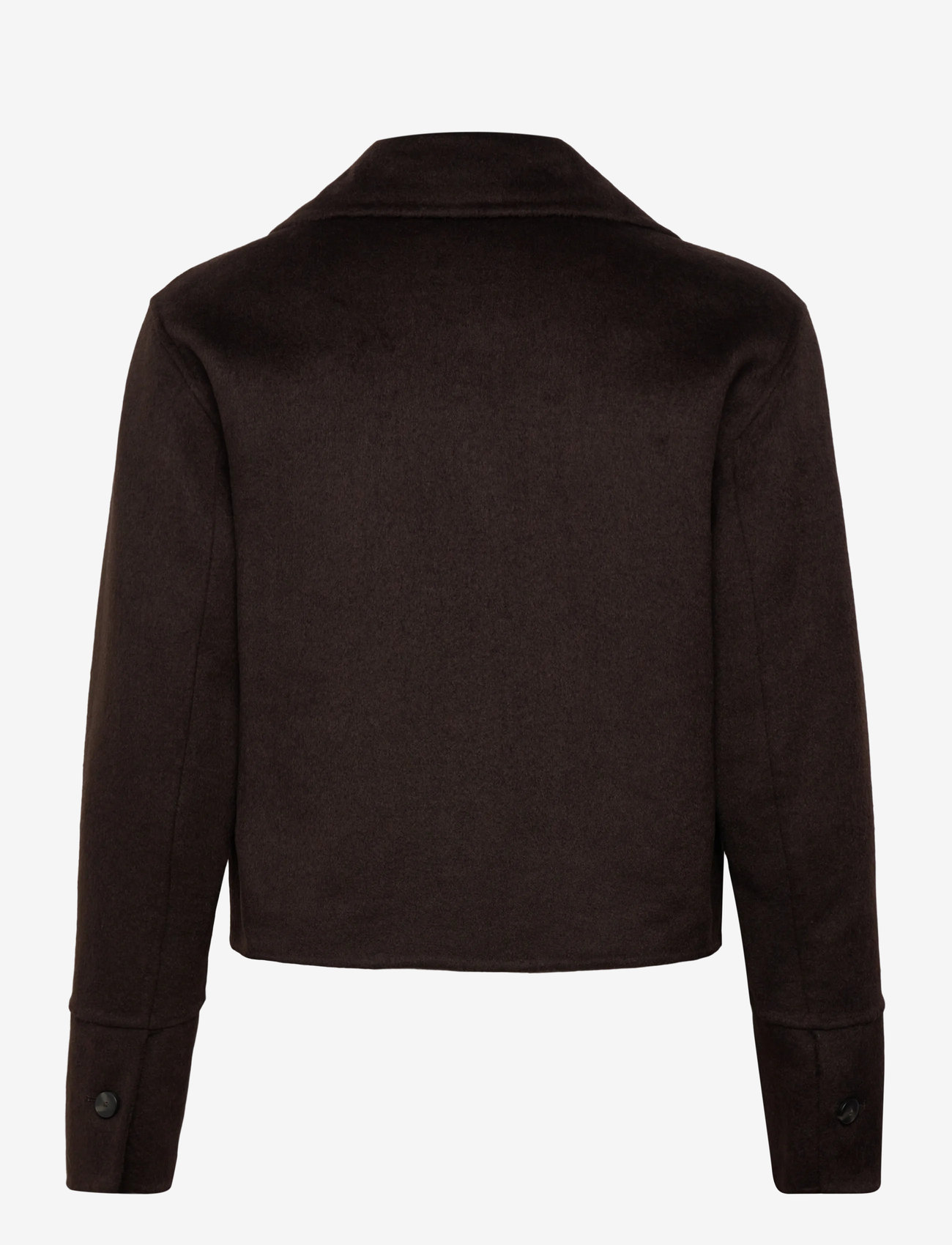 Mango - Wool jacket with buttons - høstjakker - medium brown - 1