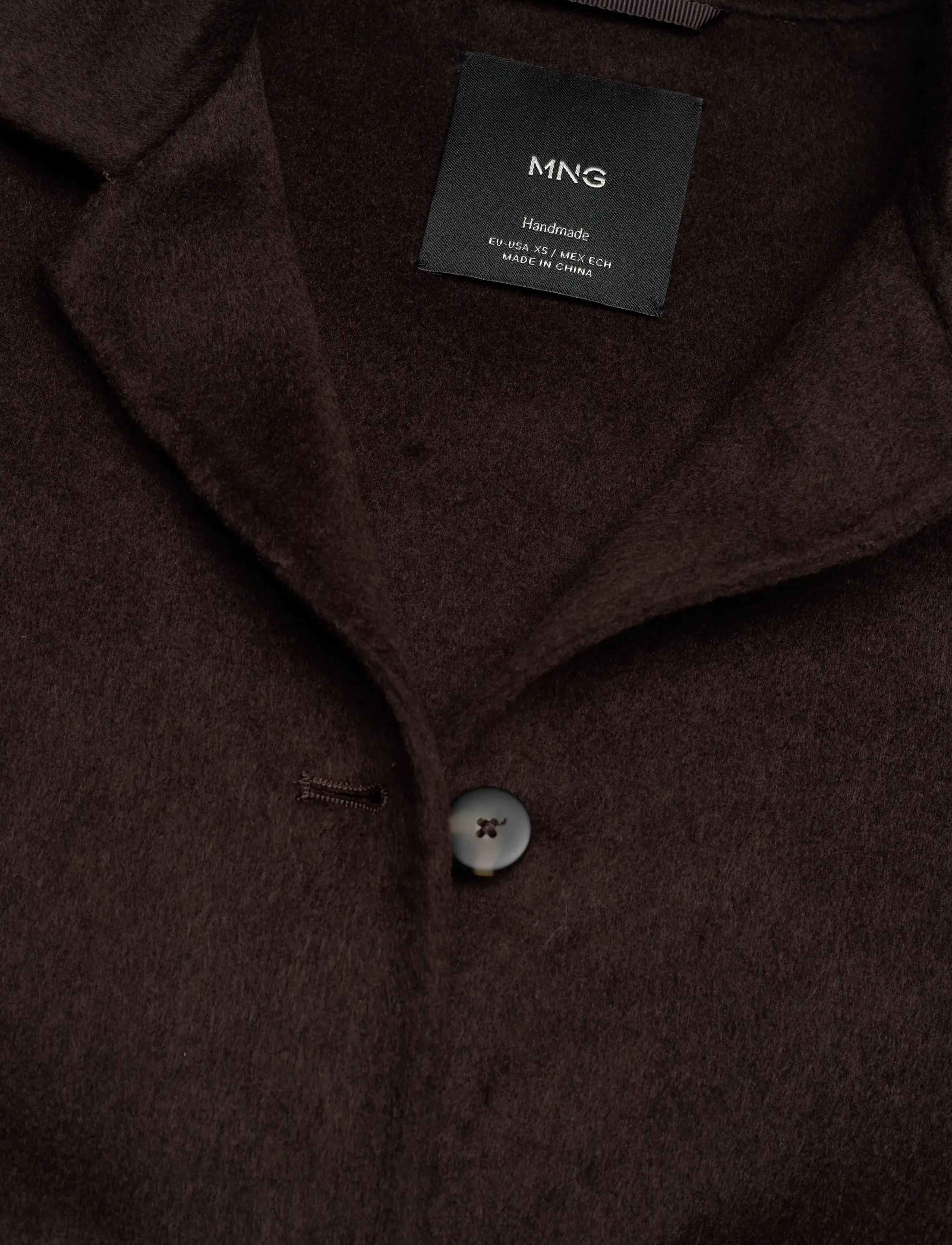 Mango - Wool jacket with buttons - winterjacken - medium brown - 4