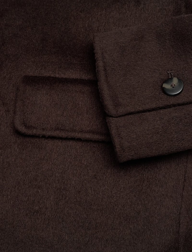 Mango - Wool jacket with buttons - ulljakker - medium brown - 5