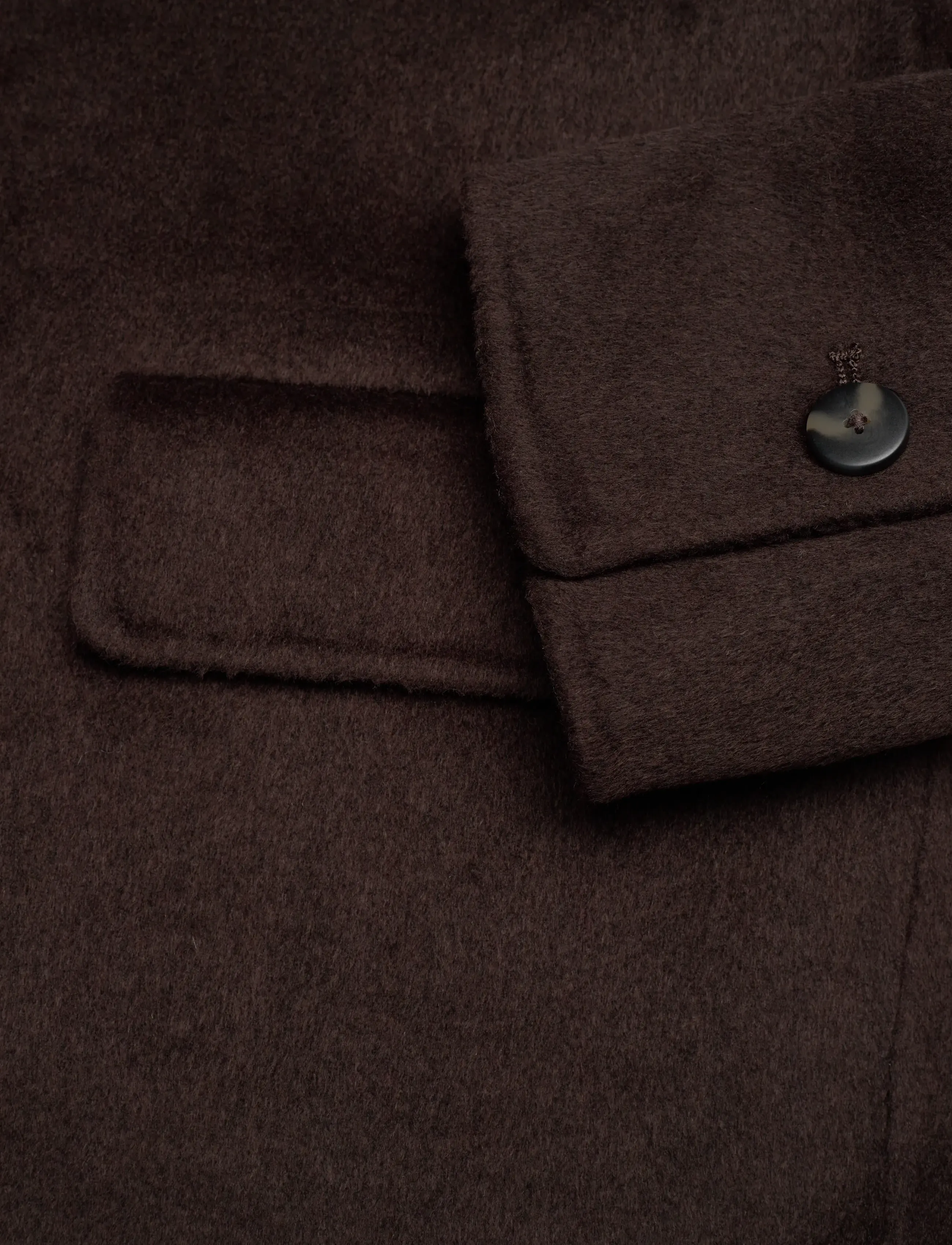Mango - Wool jacket with buttons - bovenkleding - medium brown - 5