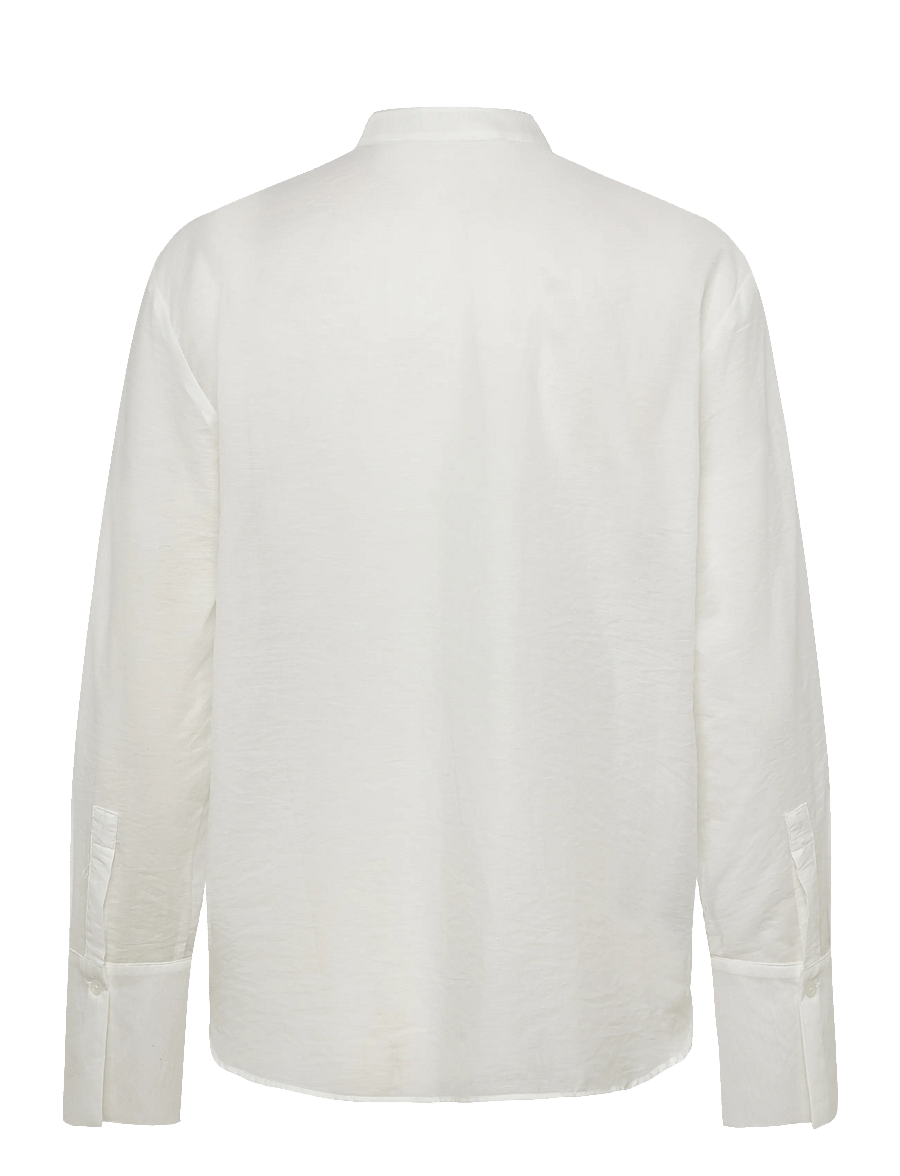 Mango - Blouse with lace trim details - langærmede skjorter - light beige - 2