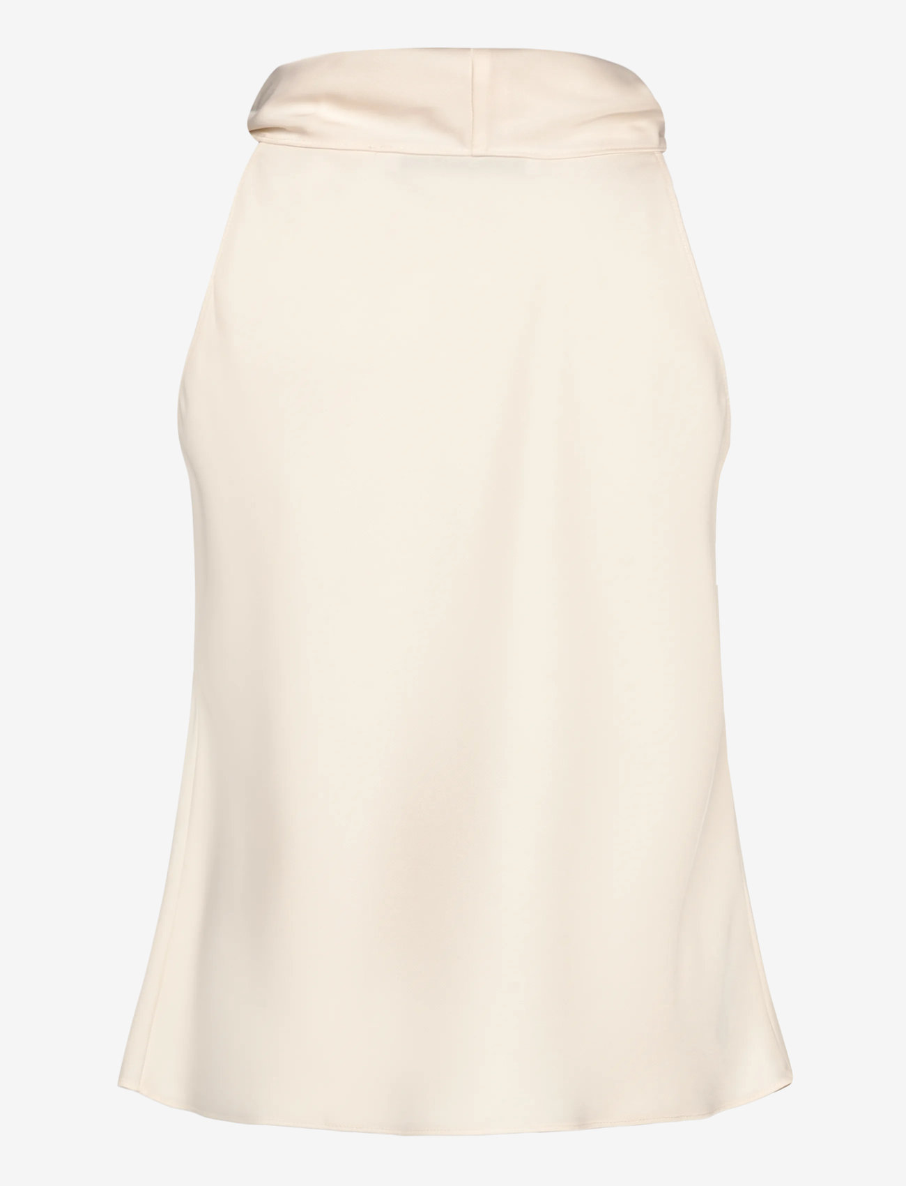 Mango - Draped neck blouse - tanktops - light beige - 1