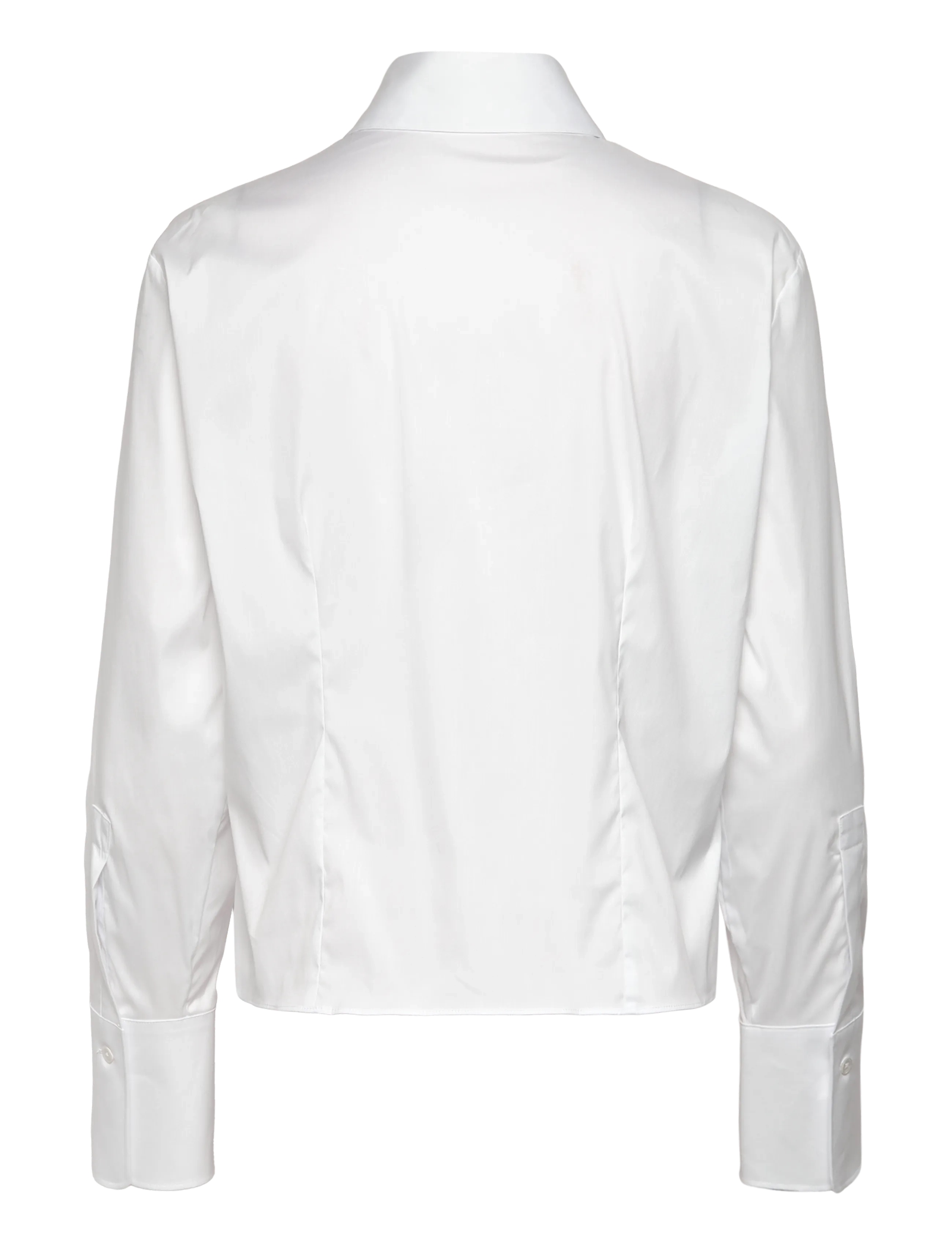 Mango - Slim-fit poplin shirt - white - 2