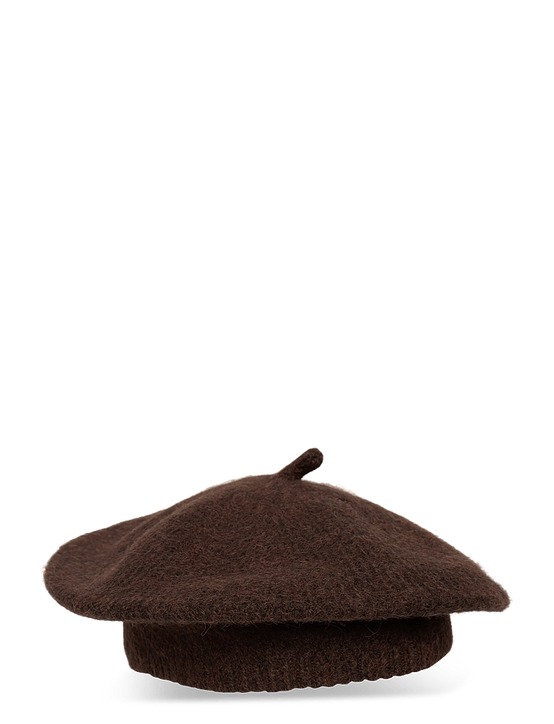 Mango - Striped beret - hattar - dark brown - 0