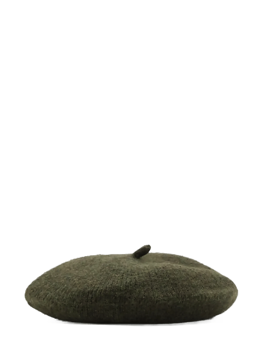 Mango - Striped beret - hatte - medium green - 1