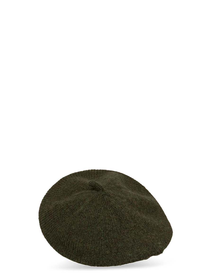 Mango - Striped beret - hatte - medium green - 2
