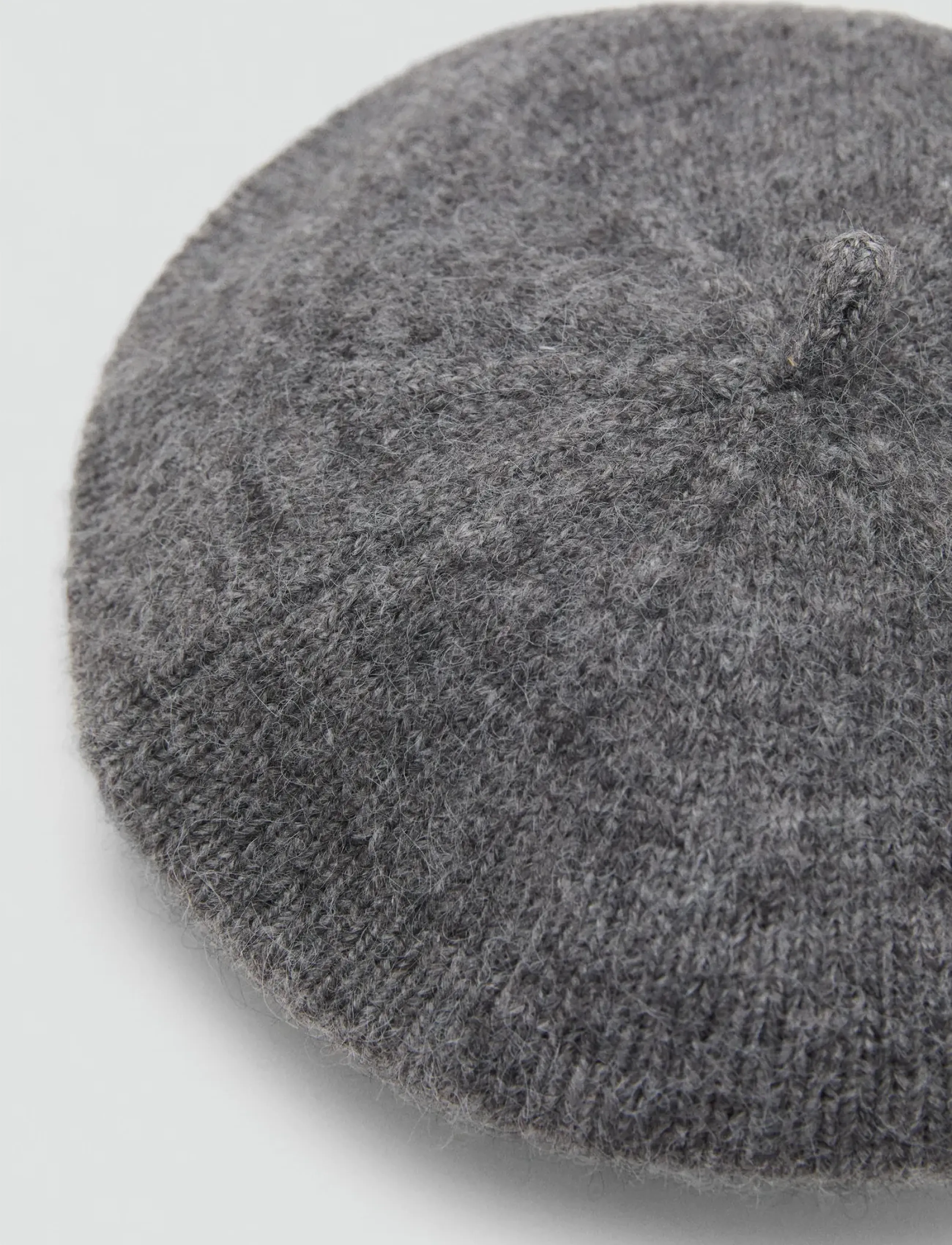 Mango Striped beret - Accessoires - MEDIUM GREY / grey