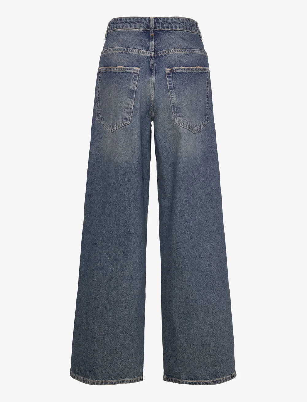 Mango - Straight-leg jeans with eyelets - straight jeans - open blue - 1