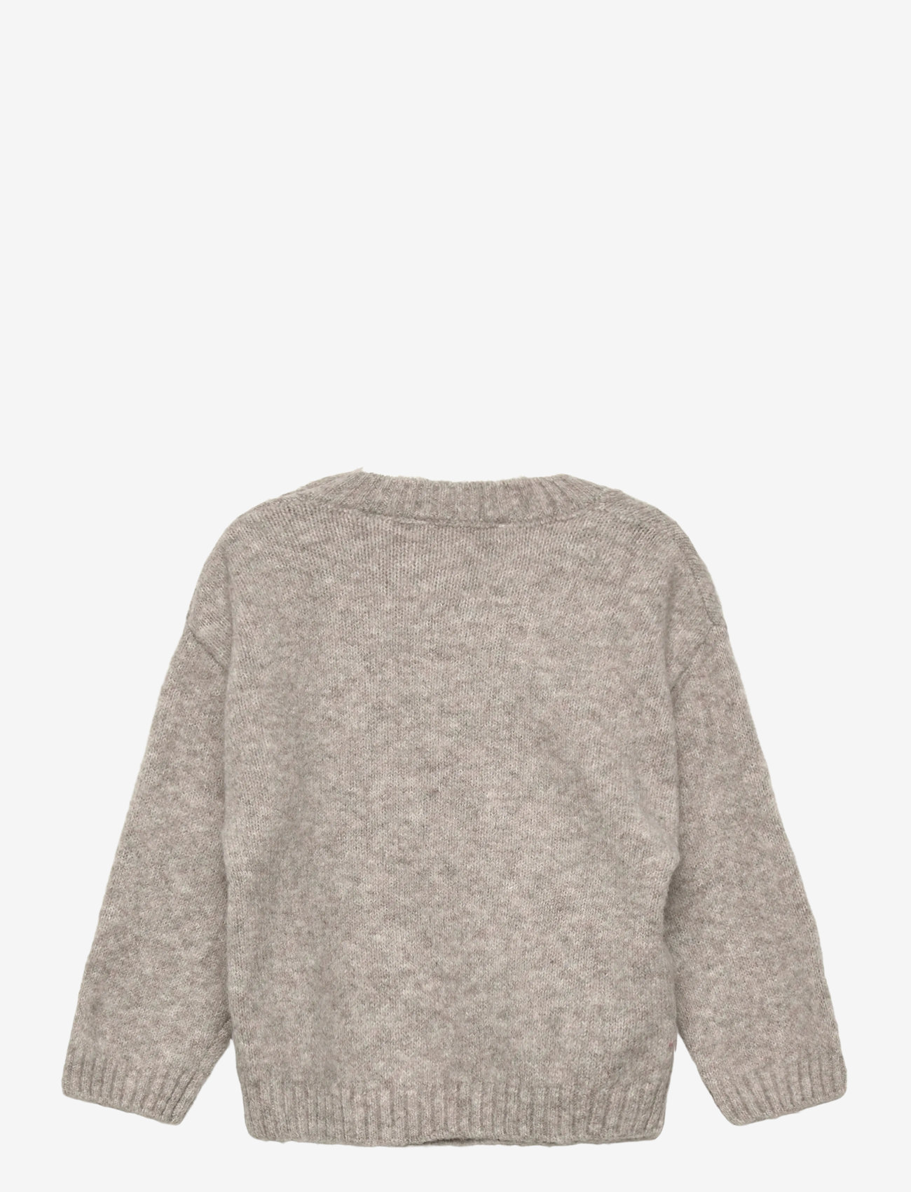 Mango - Knitted sweater with bear detail - džemperiai - lt pastel grey - 2