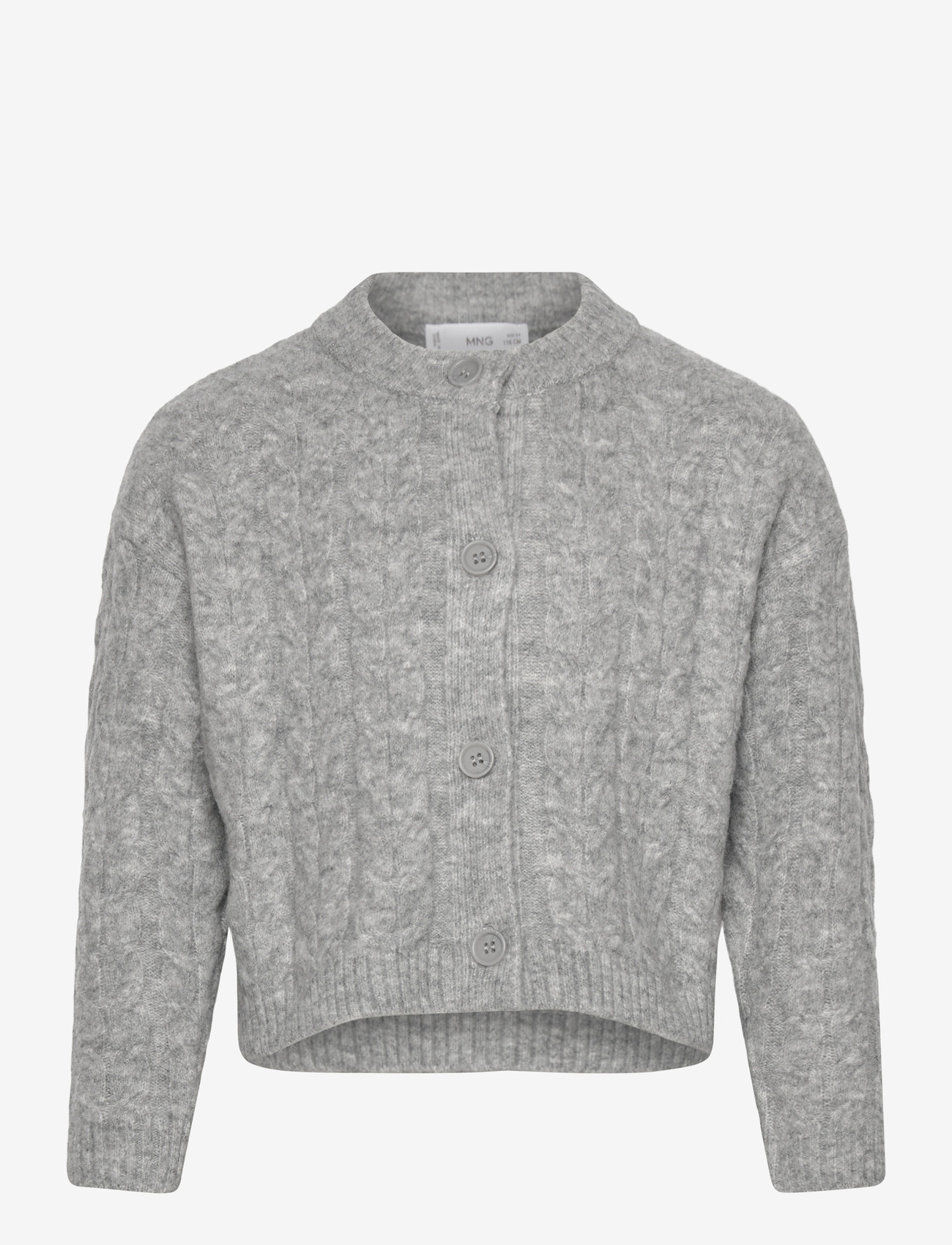 Mango - Knitted button cardigan - kardiganid - medium grey - 0