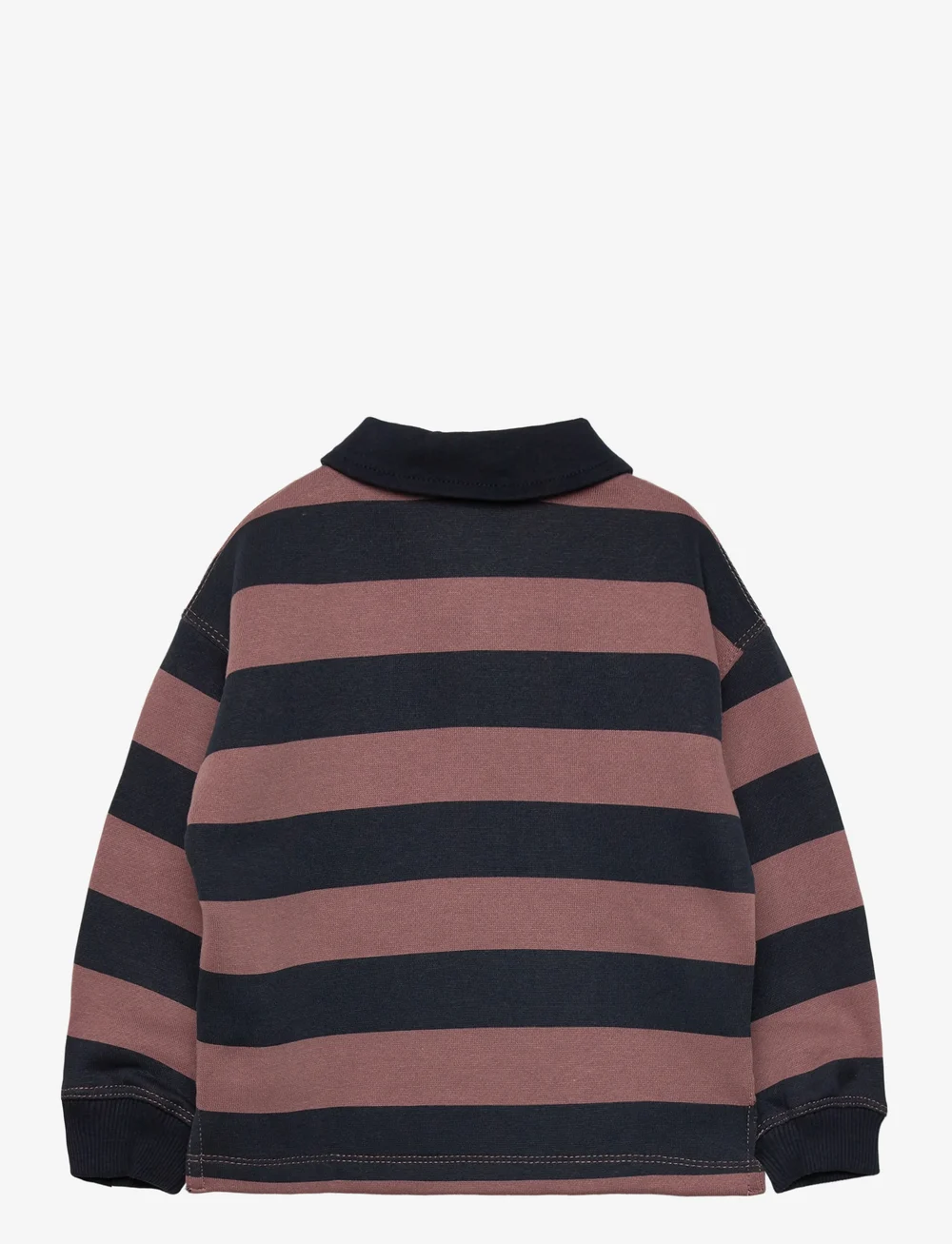 Mango - Printed polo-neck sweatshirt - langärmelig poloshirt - navy - 1