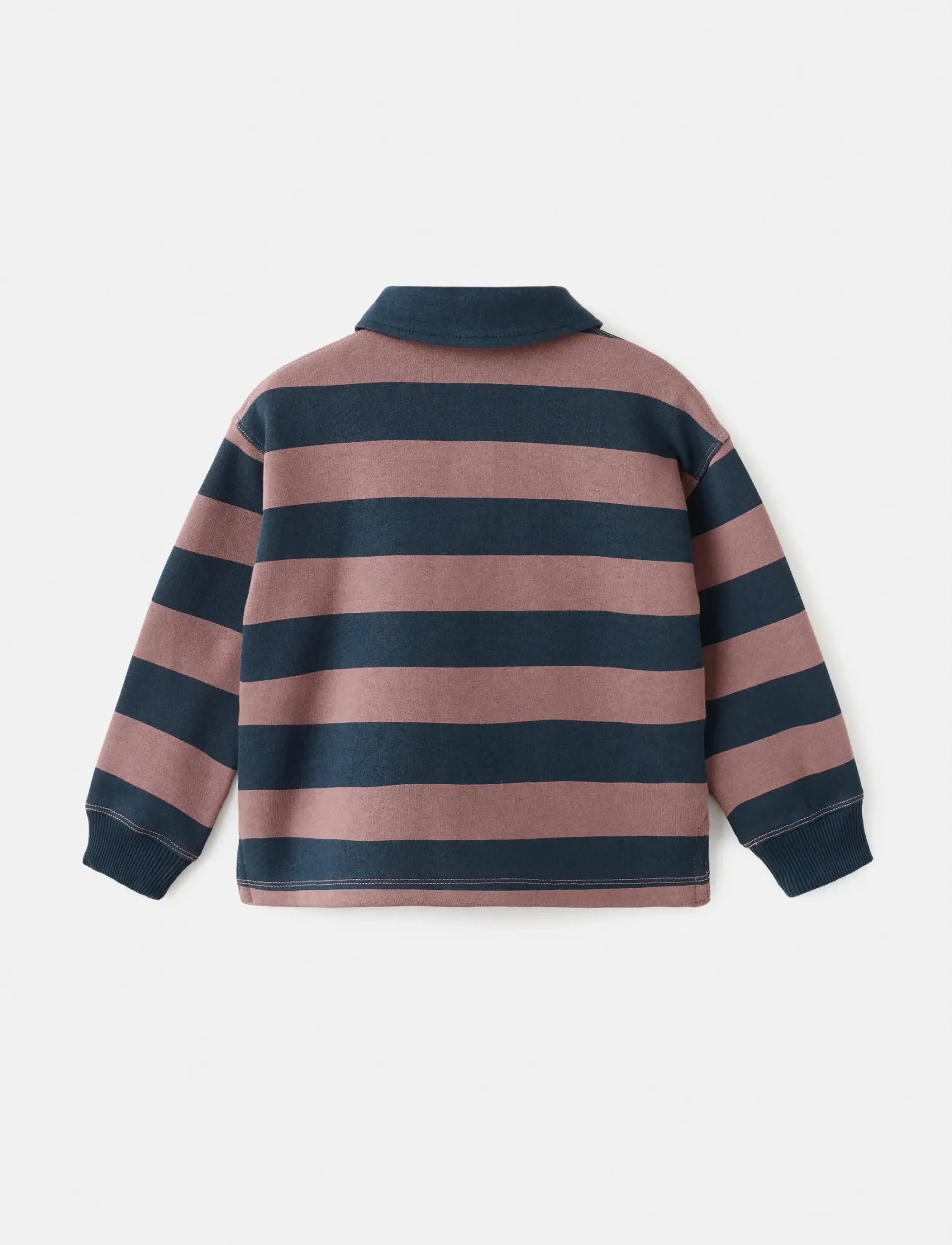 Mango - Printed polo-neck sweatshirt - laveste priser - navy - 3