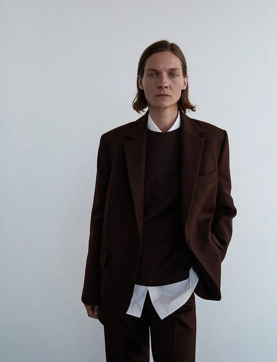 Mango - 100% wool suit jacket - brown - 0