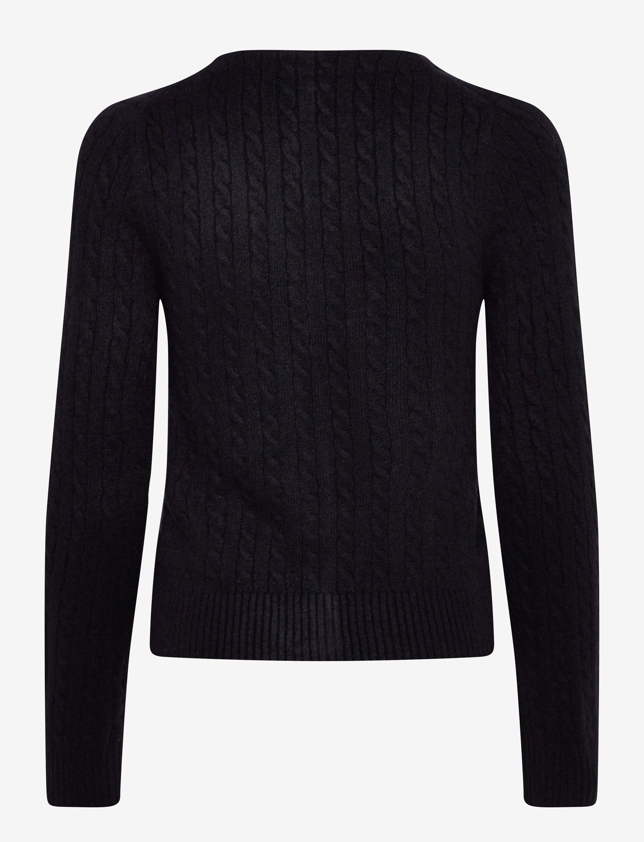 Mango - Knitted braided cardigan - cardigans - navy - 1