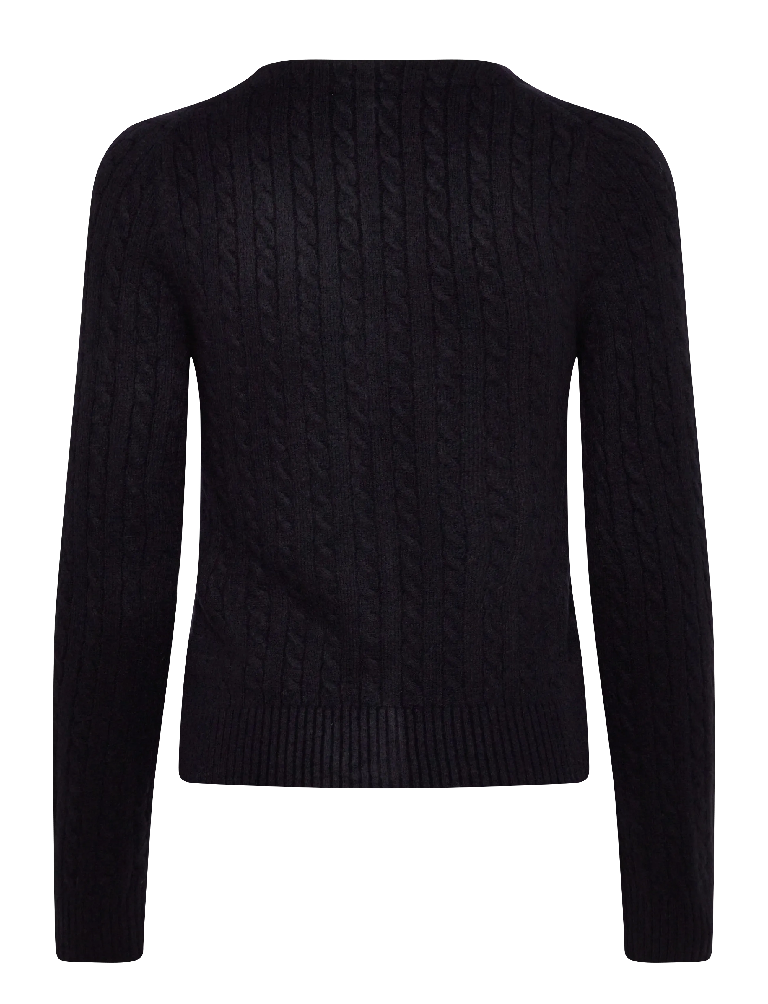 Mango - Knitted braided cardigan - cardigans - navy - 2