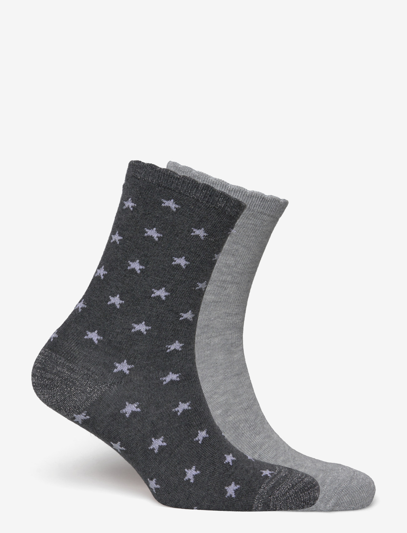 Mango - 2 pack patterned socks - sügisesed riided - medium grey - 1