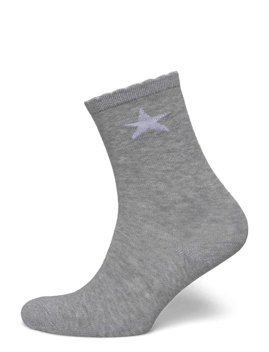 Mango - 2 pack patterned socks - strømper - medium grey - 2