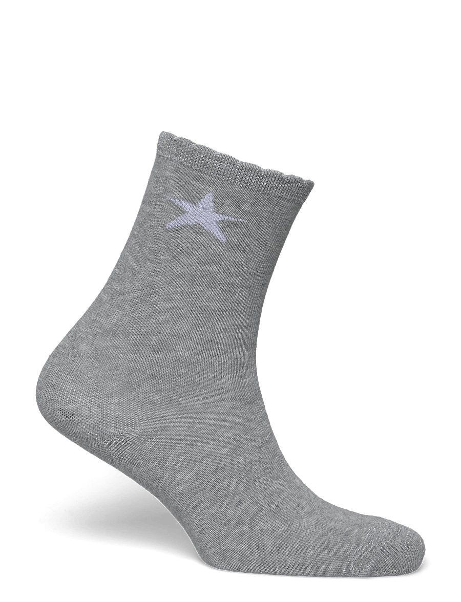 Mango - 2 pack patterned socks - strømper - medium grey - 3
