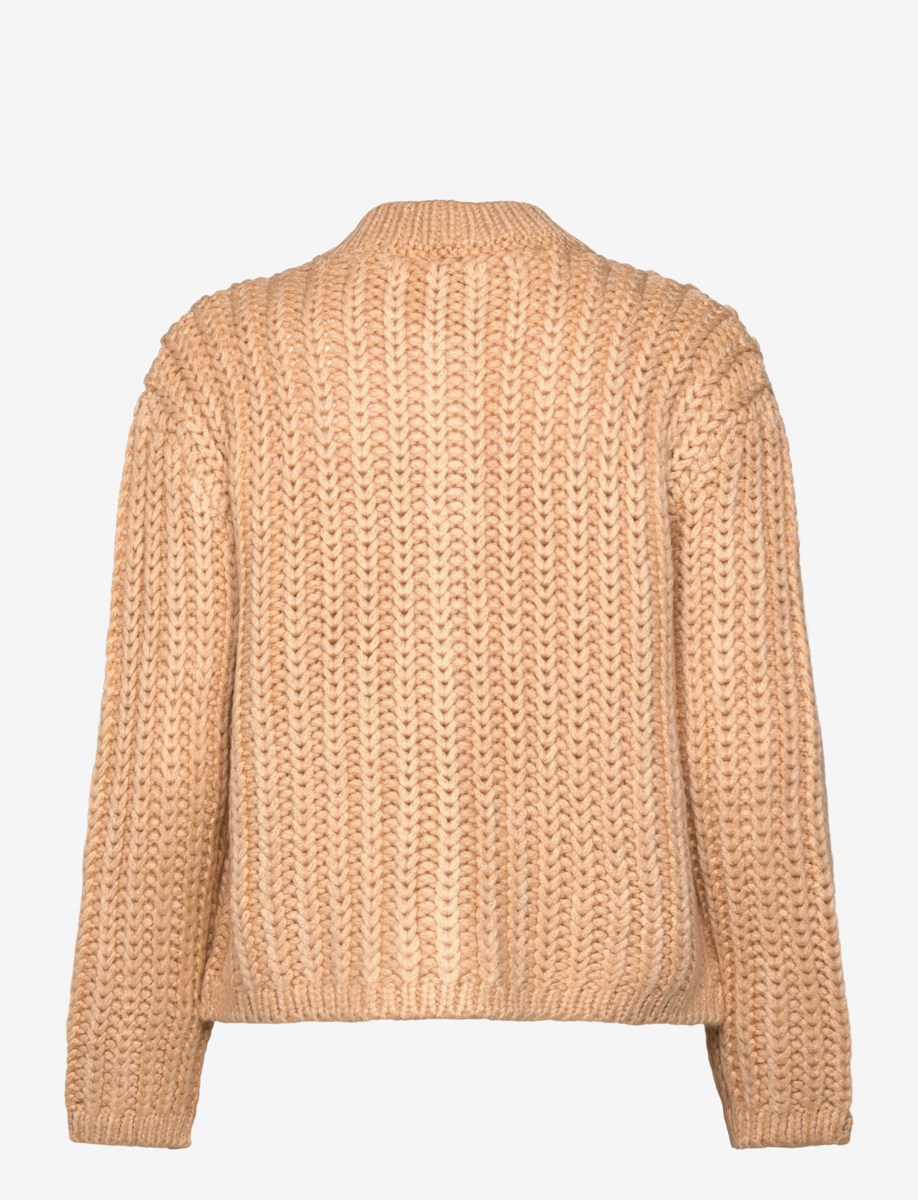 Mango - Chunky-knit cardigan with jewel buttons - cardigans - light beige - 1