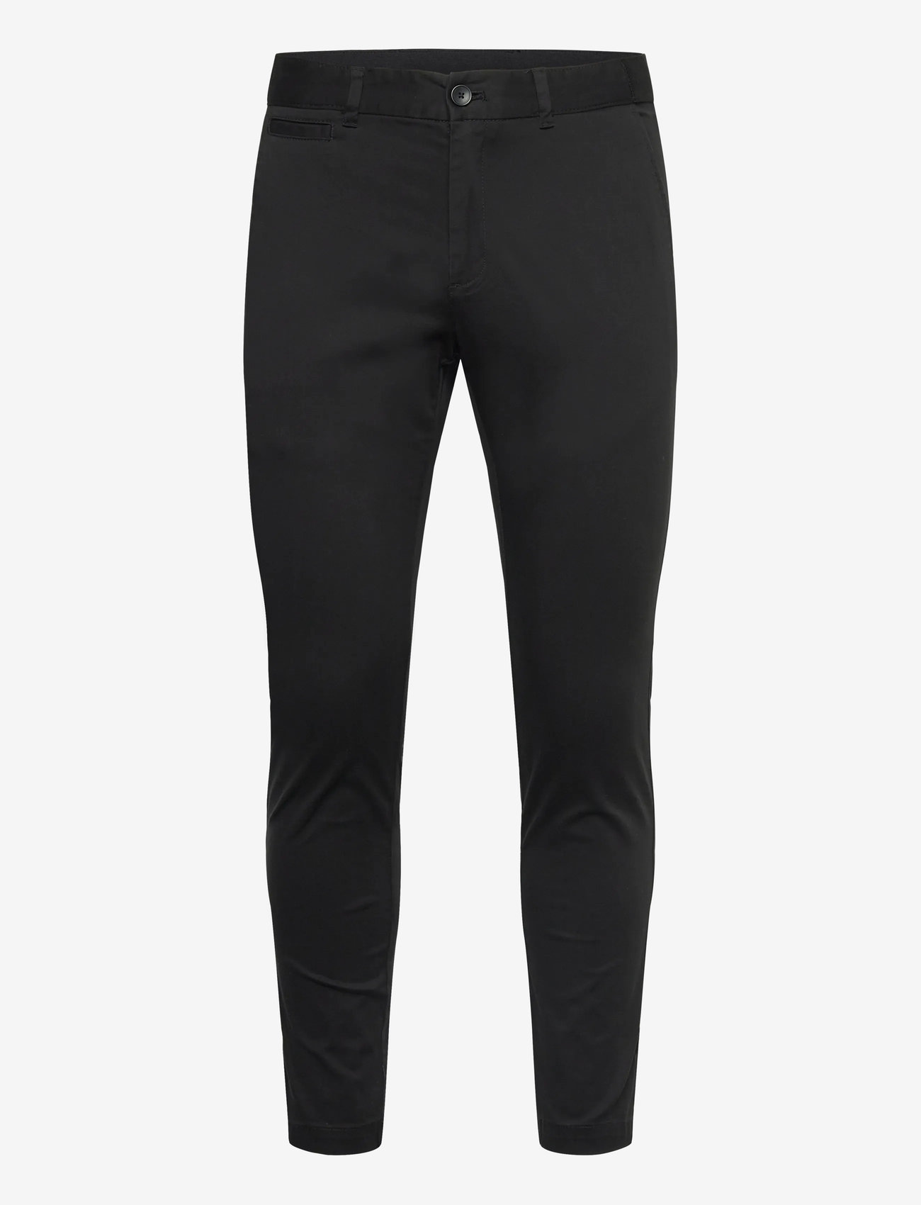 Mango - Prato cropped tapered chino trousers - chinos - black - 0