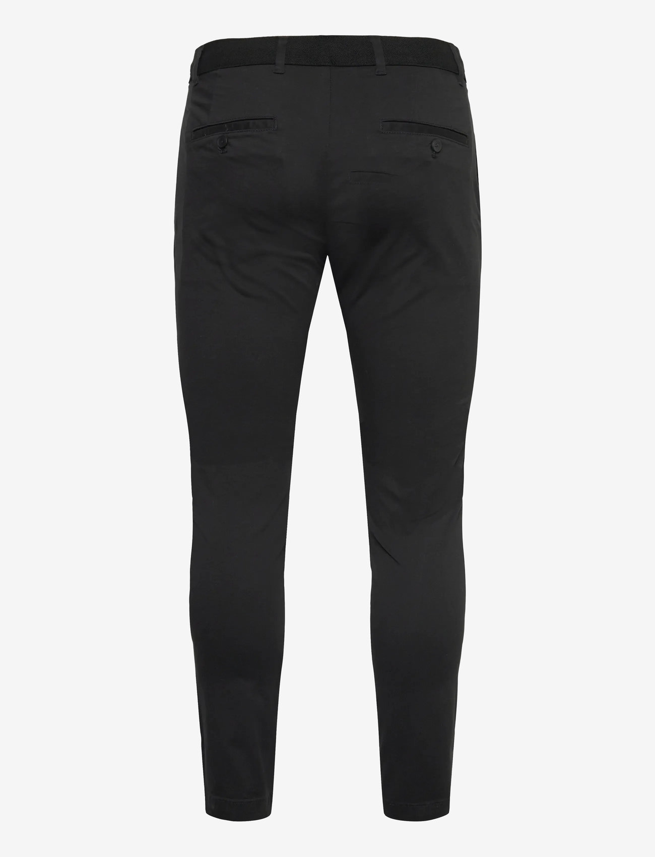Mango - Prato cropped tapered chino trousers - chinos - black - 1
