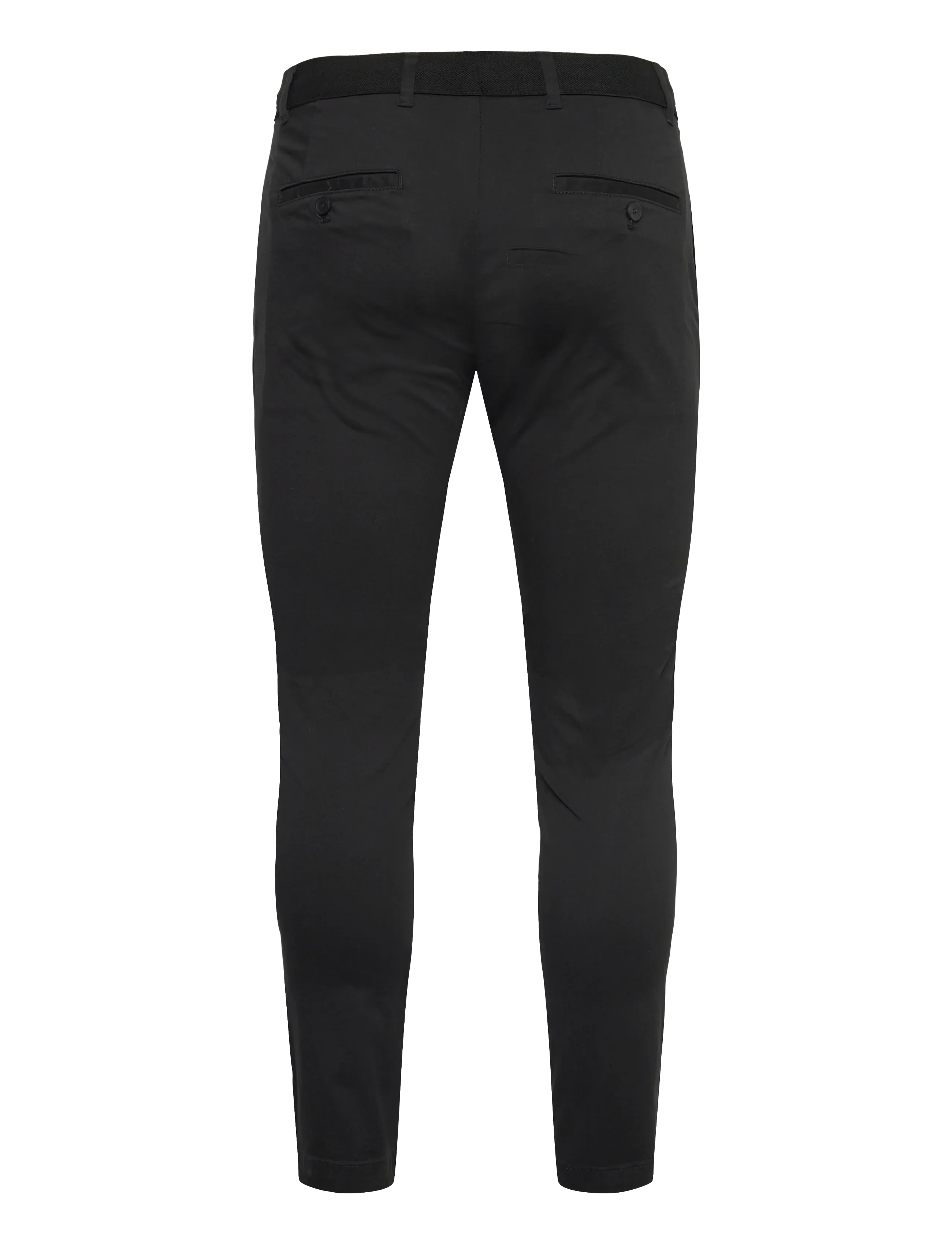 Mango - Prato cropped tapered chino trousers - chinot - black - 1
