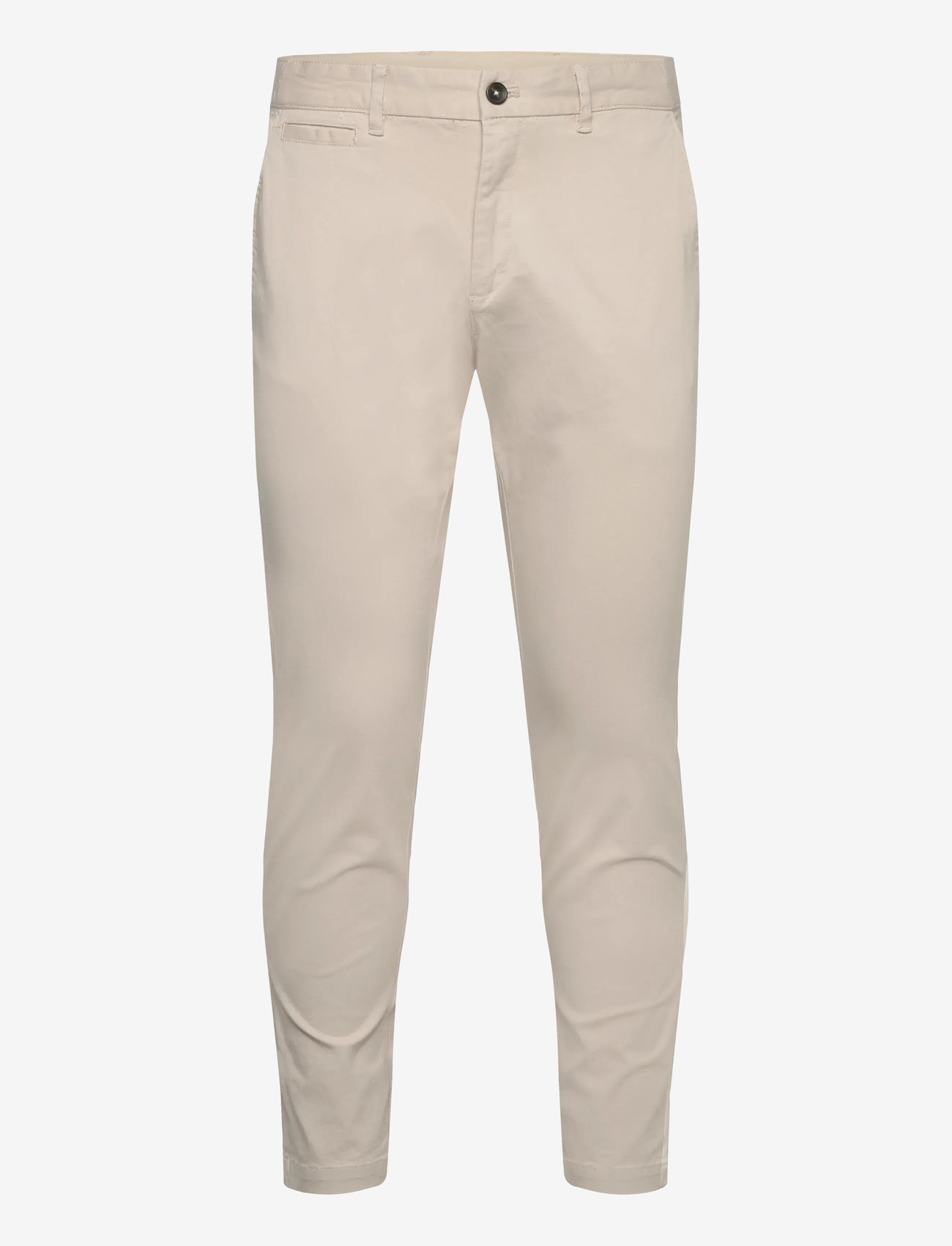 Mango - Prato cropped tapered chino trousers - chinos - light beige - 0
