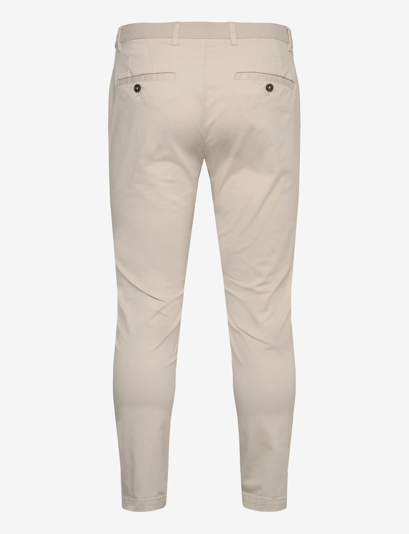 Mango - Prato cropped tapered chino trousers - chinos - light beige - 1