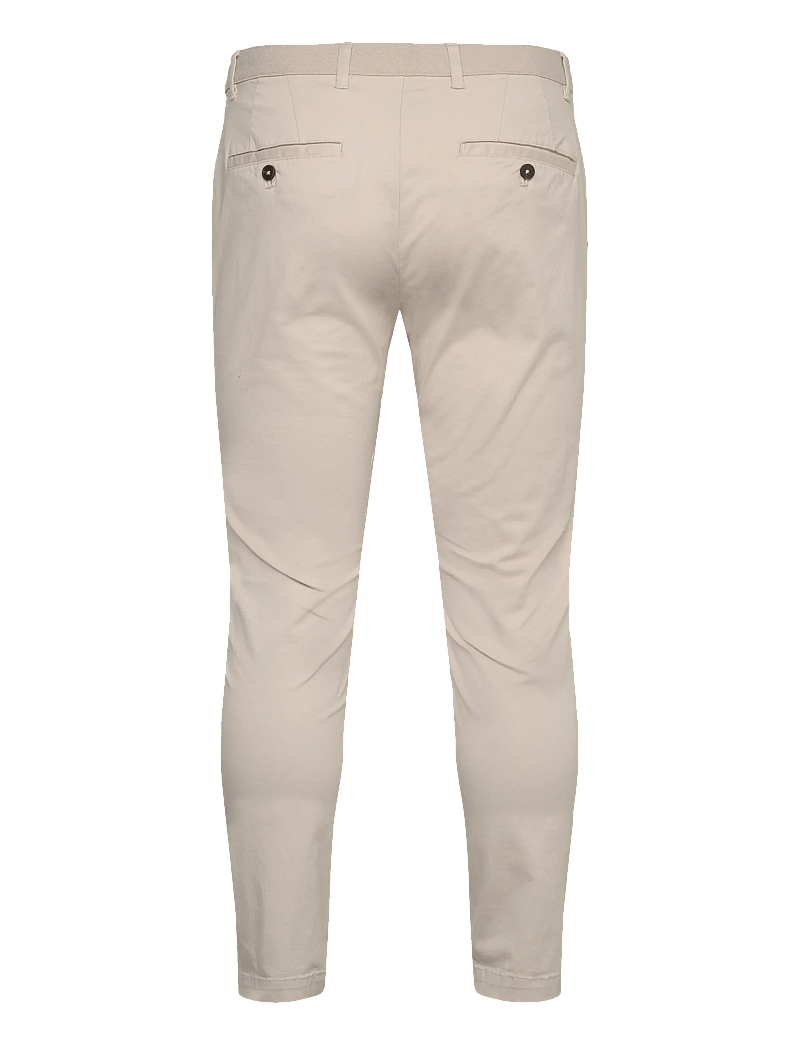 Mango - Prato cropped tapered chino trousers - chinos - light beige - 1