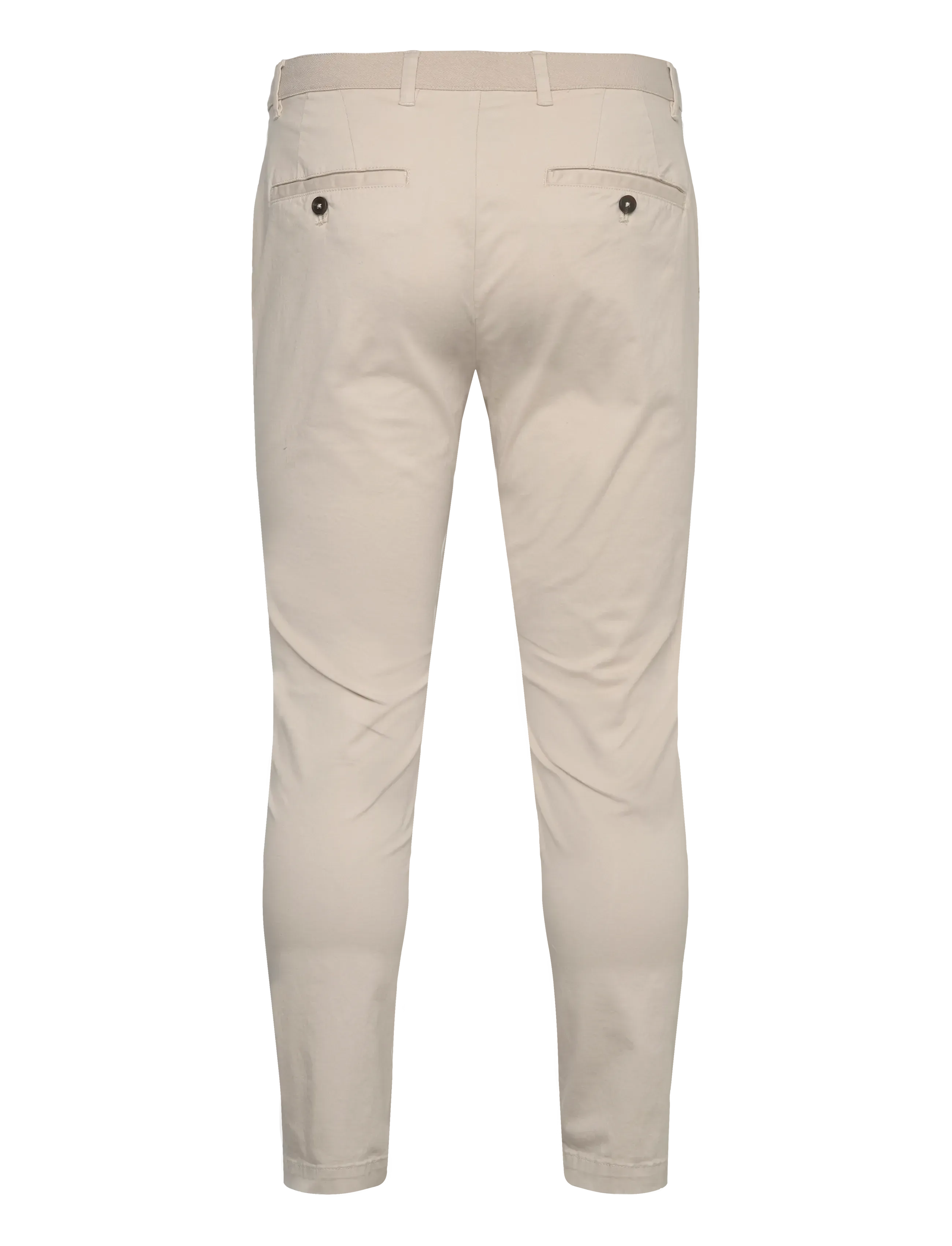 Mango - Prato cropped tapered chino trousers - chinos - light beige - 1