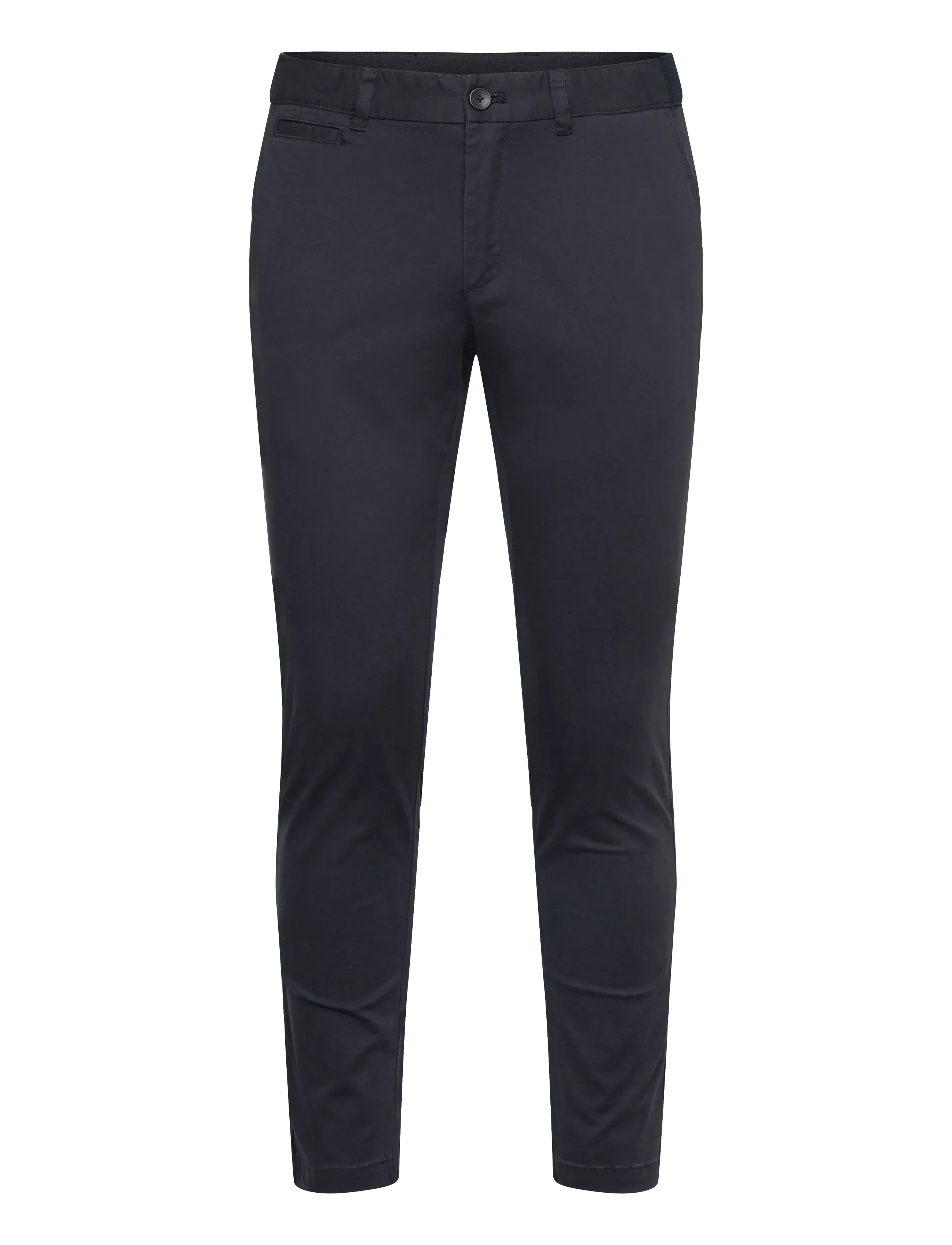 Mango Prato Cropped Tapered Chino Trousers, 38, Navy, Bukser > Chinos, Herre