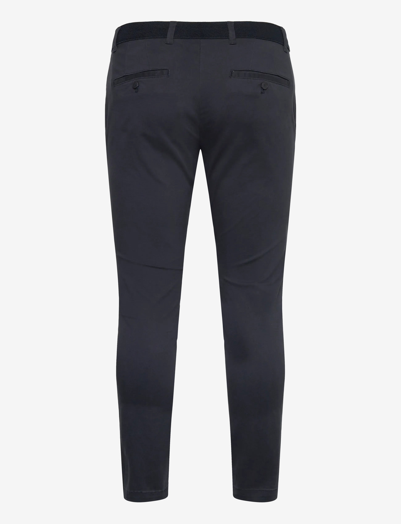 Mango - Prato cropped tapered chino trousers - chinos - navy - 1