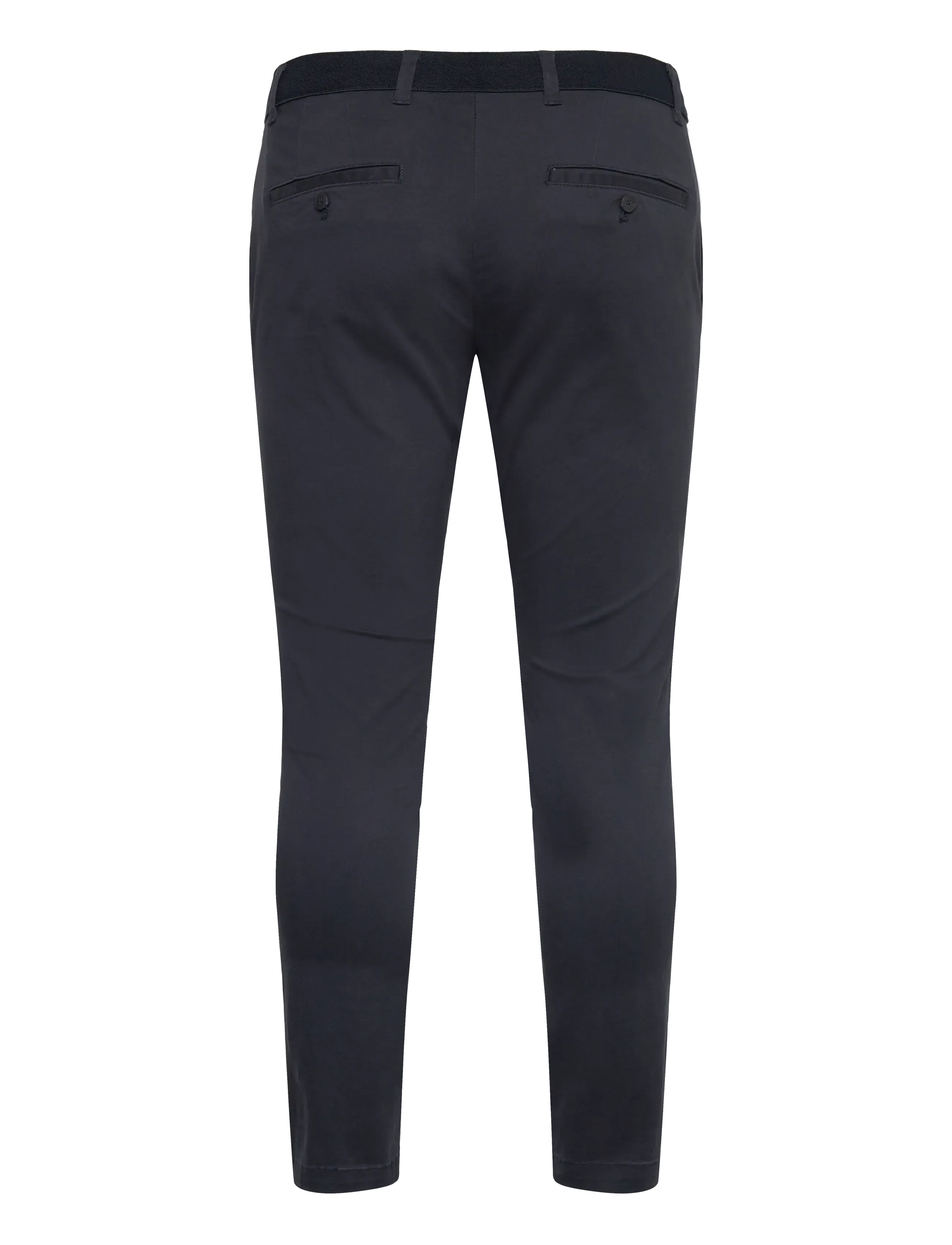 Mango - Prato cropped tapered chino trousers - chinos - navy - 1