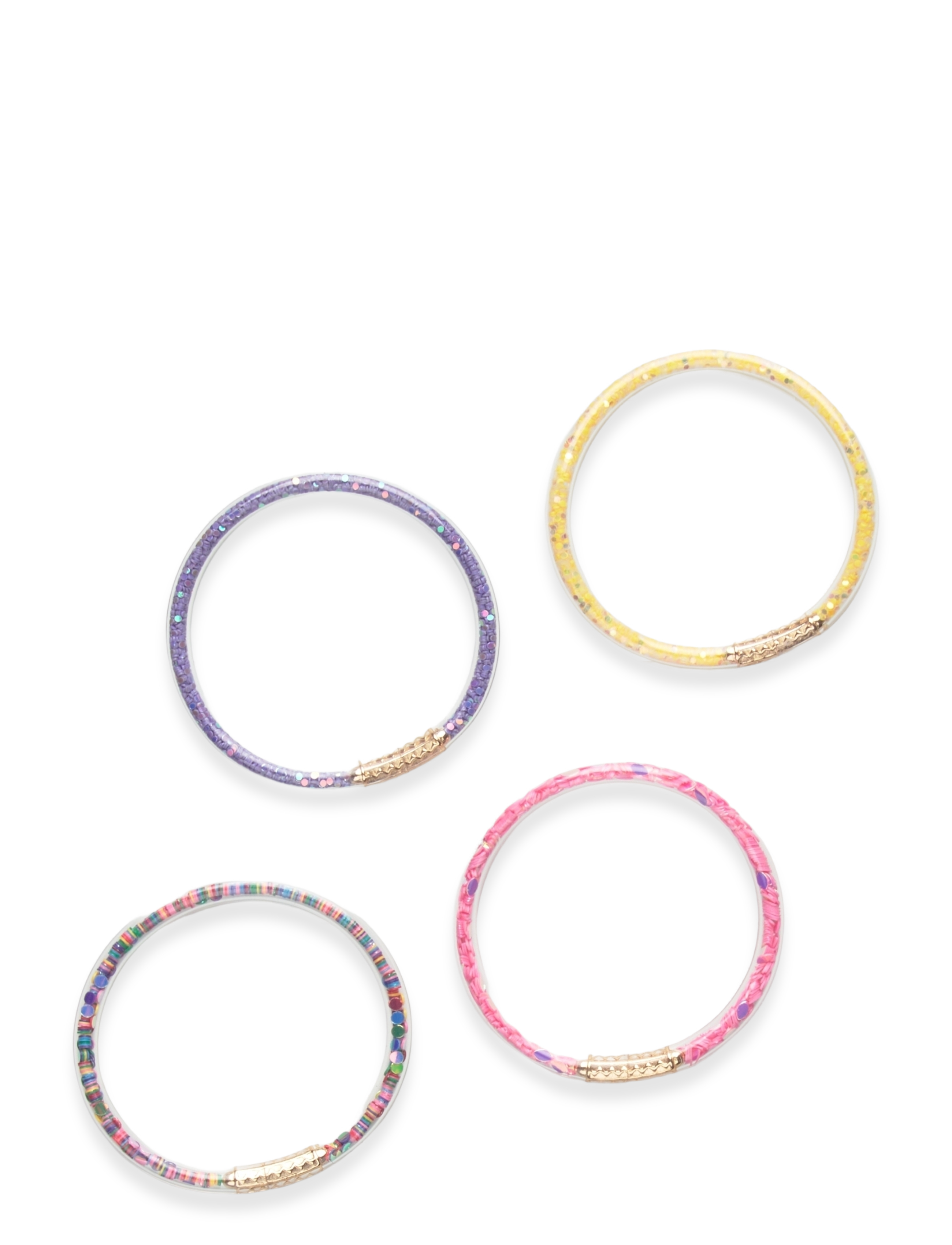 Mango Pack of 4 bracelets - 4 for 3 - GOLD / multi