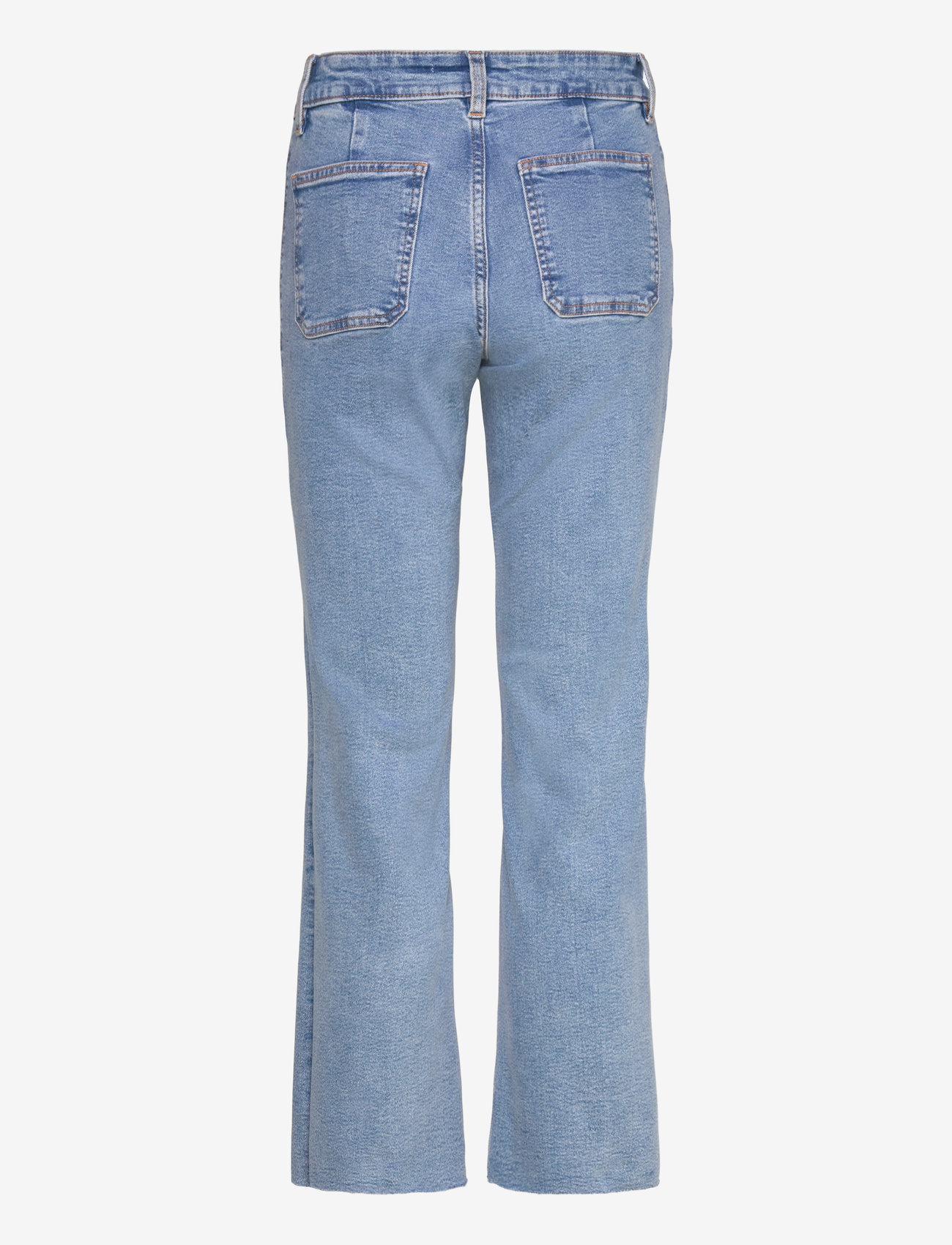 Mango - Flared cropped jeans with pockets - schlaghosen - open blue - 2