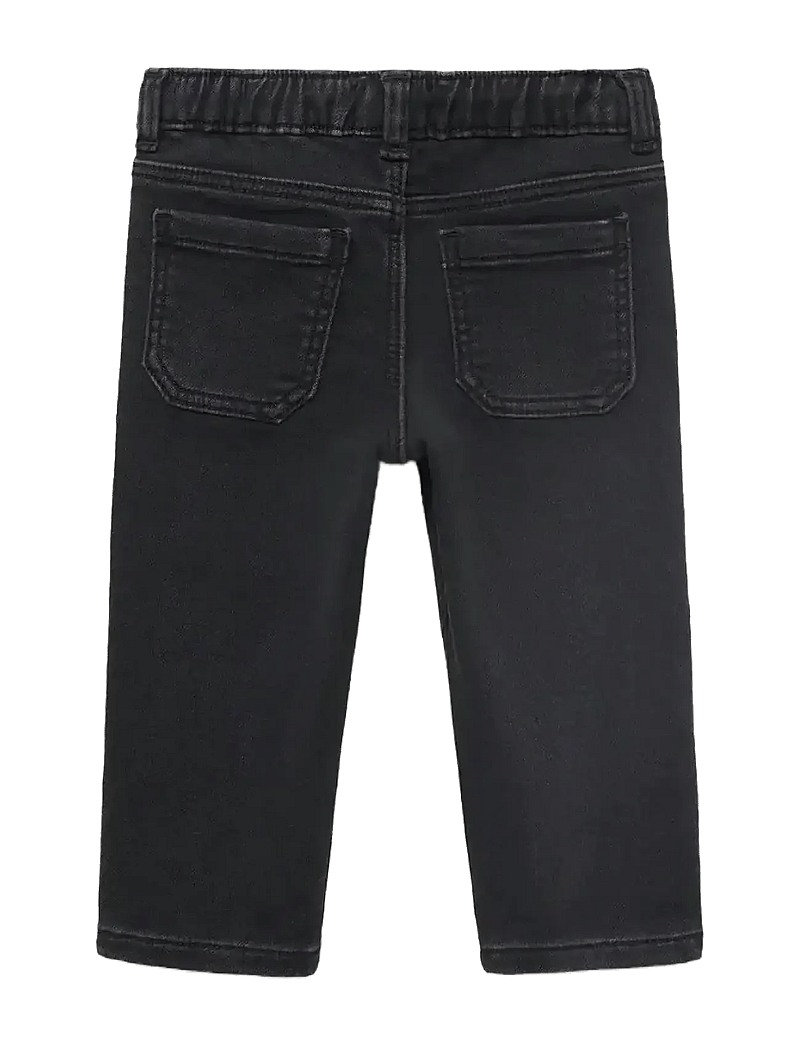 Mango - Straight jeans with drawstring - regular jeans - open grey - 1