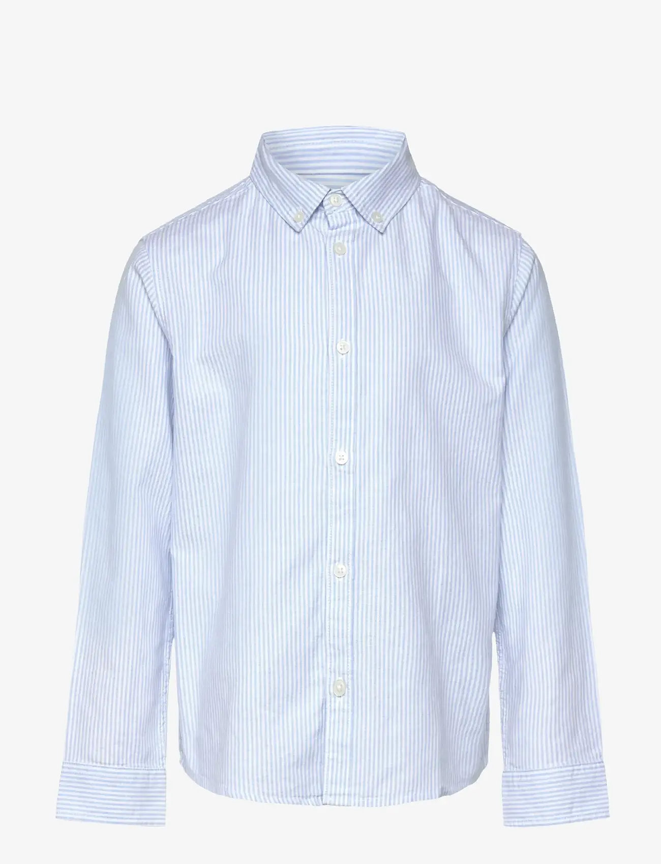 Mango - Striped Oxford shirt - pikkade varrukatega särgid - lt-pastel blue - 0