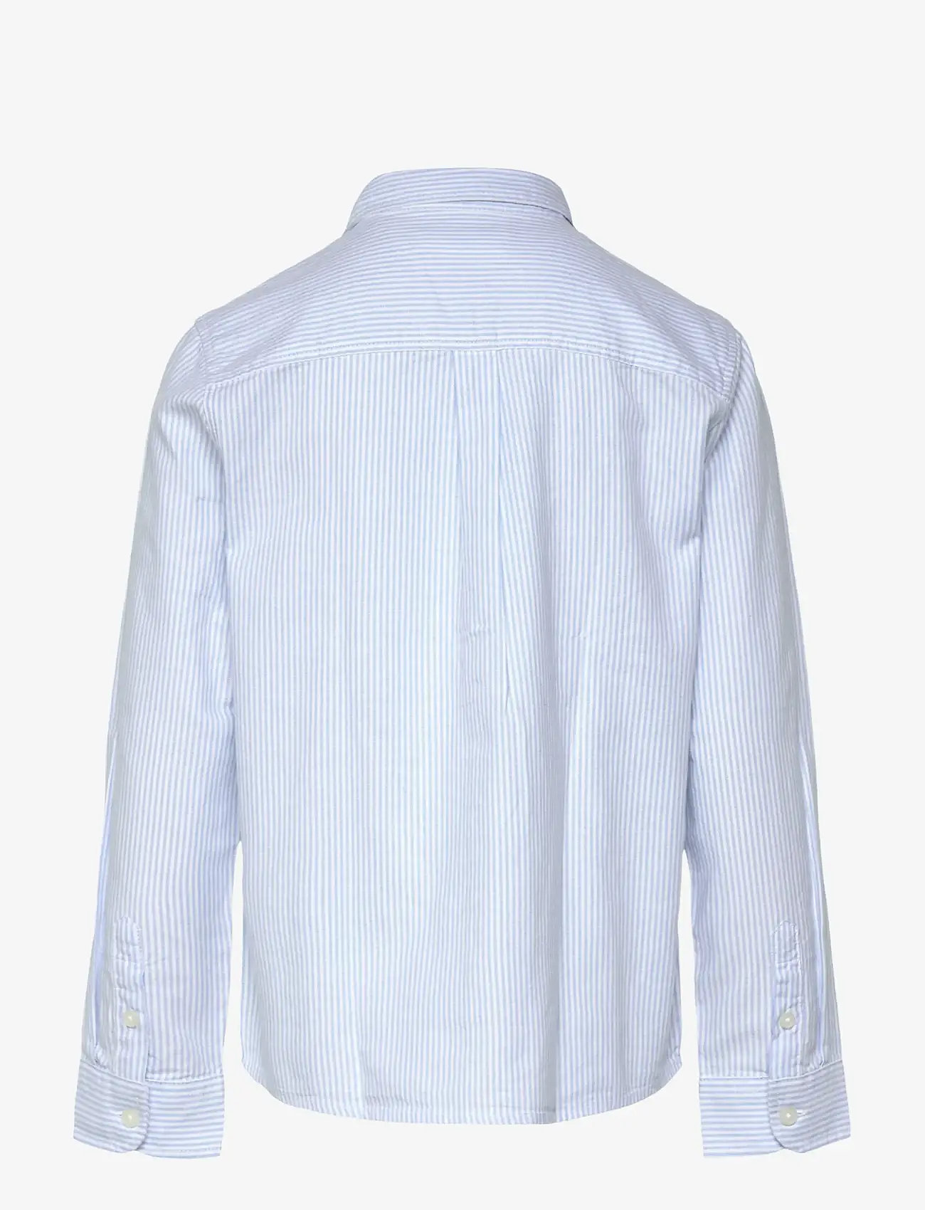 Mango - Striped Oxford shirt - pikkade varrukatega särgid - lt-pastel blue - 1