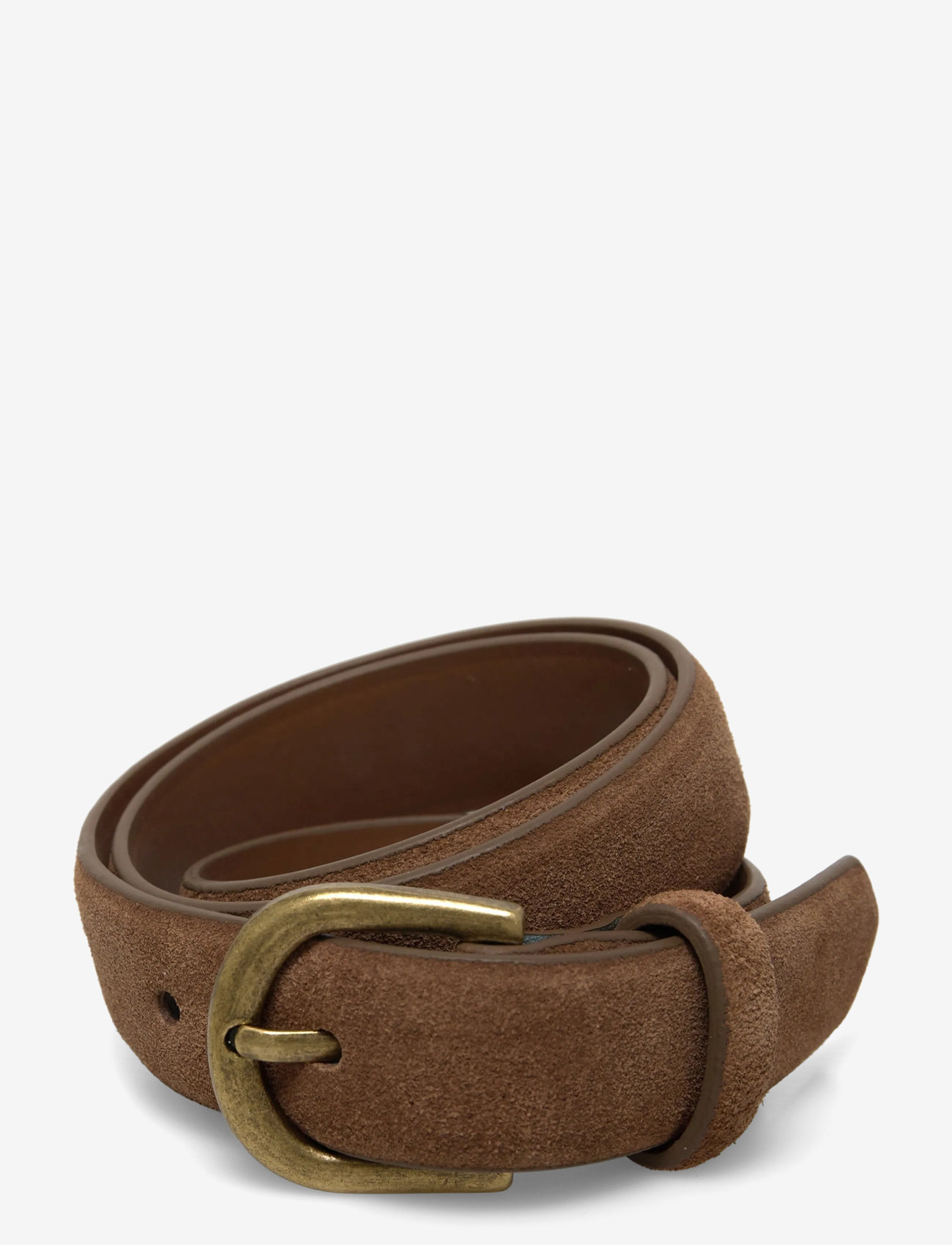 Mango - Suede leather belt - die niedrigsten preise - brown - 0