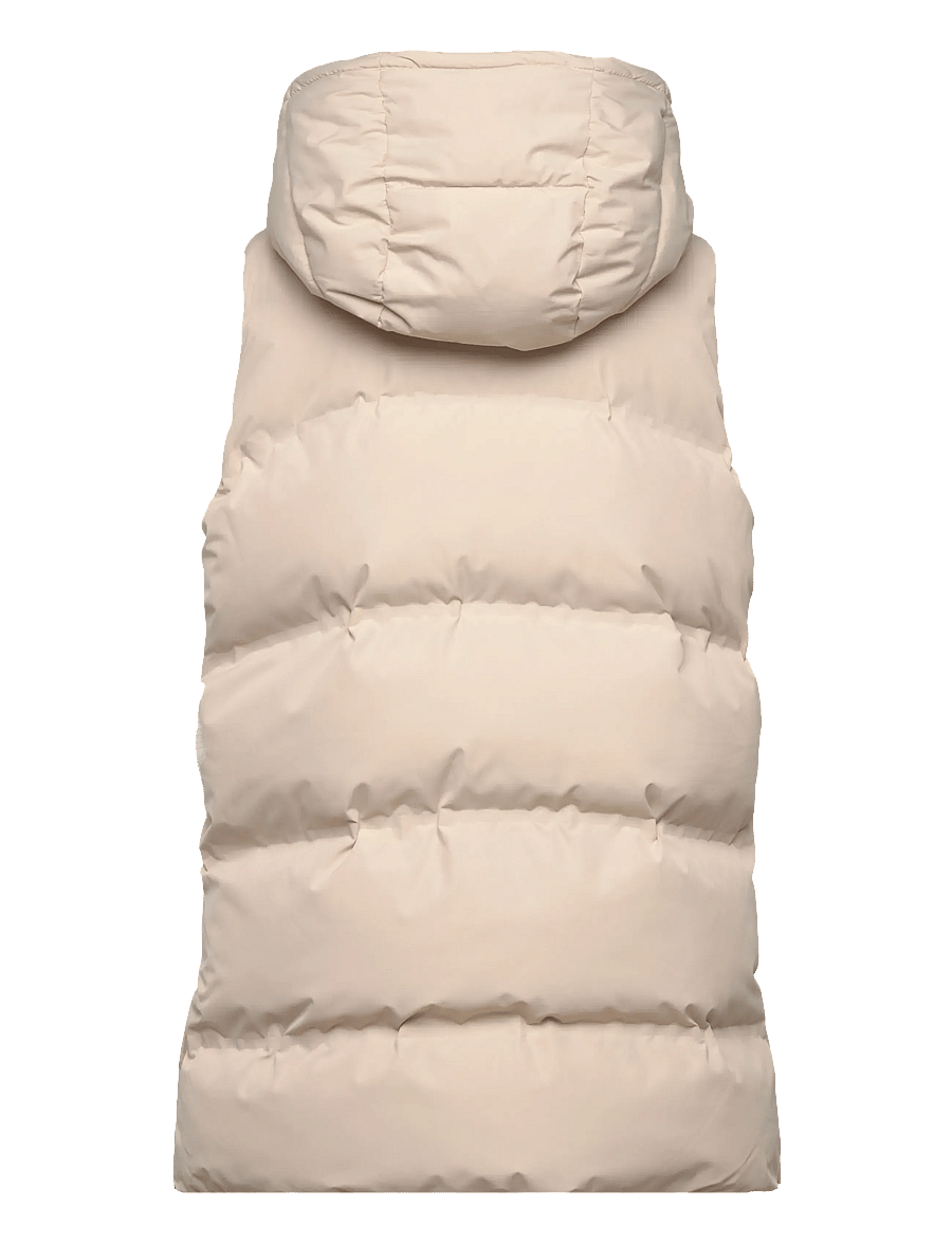 Mango - Long hooded waistcoat - shoppa efter ålder - light beige - 2