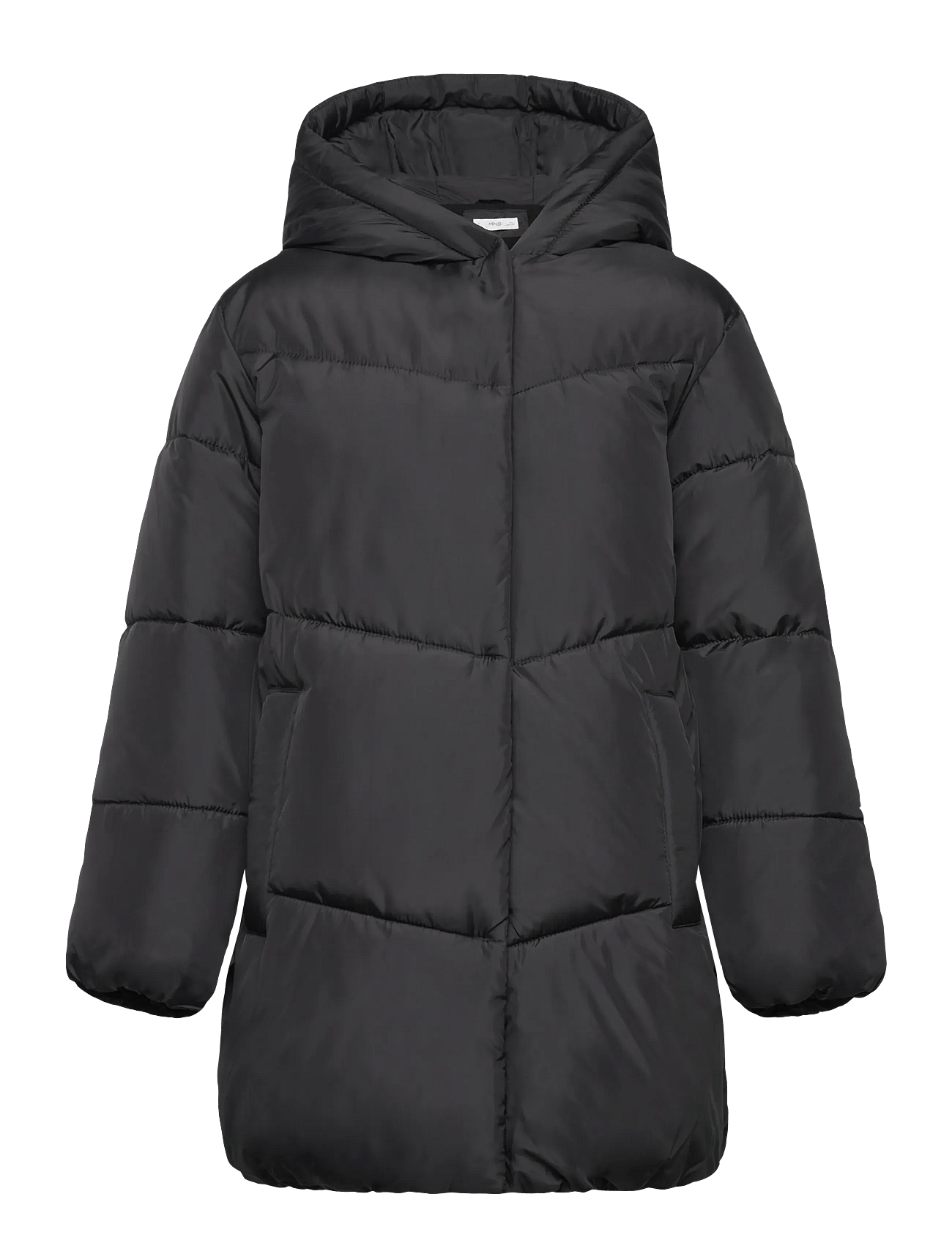 Hood puffer coat